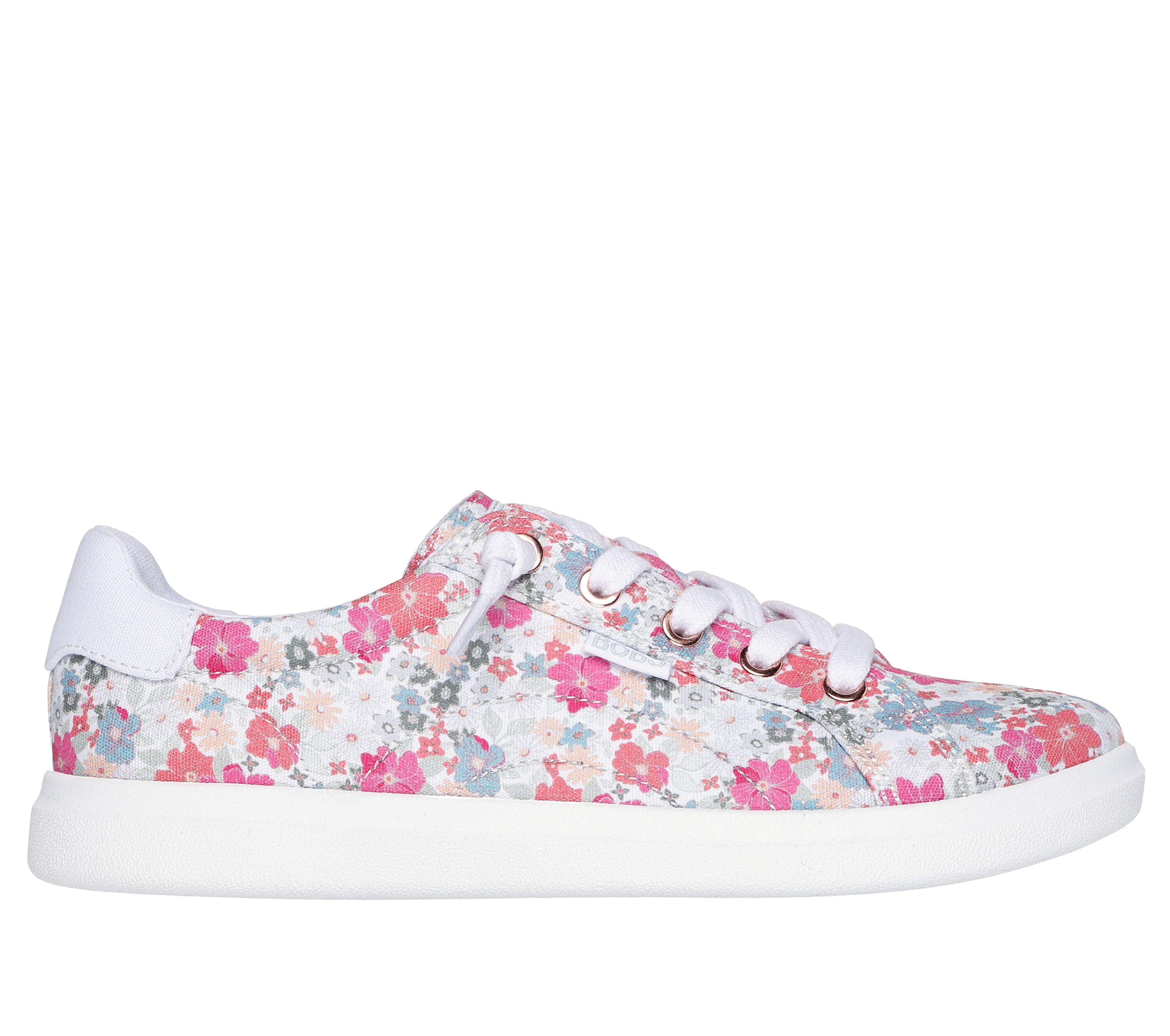 SKECHERS Women s Bobs D vine Floral Flair Vegan Sneaker