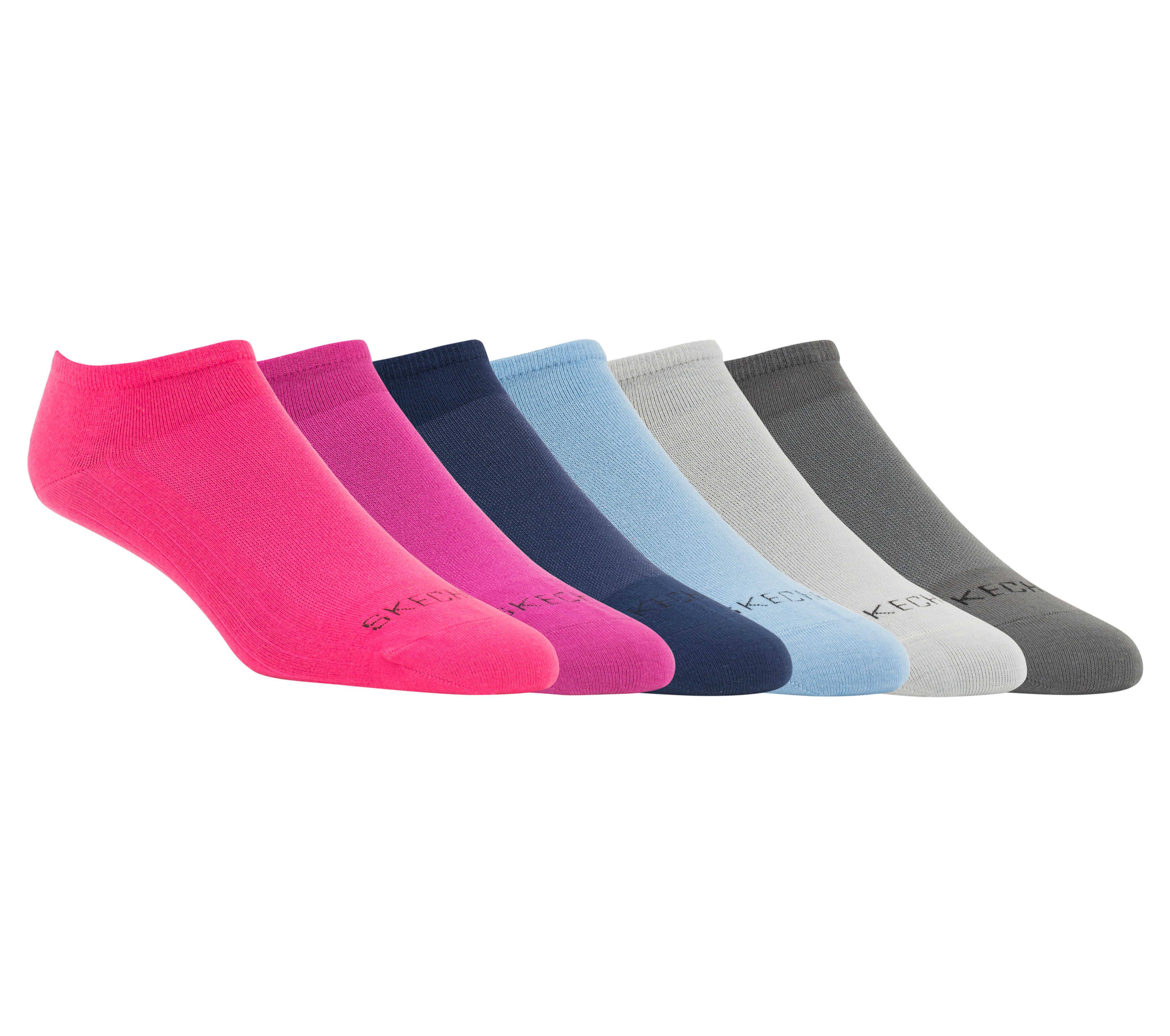 6 Pack Color Liner Socks