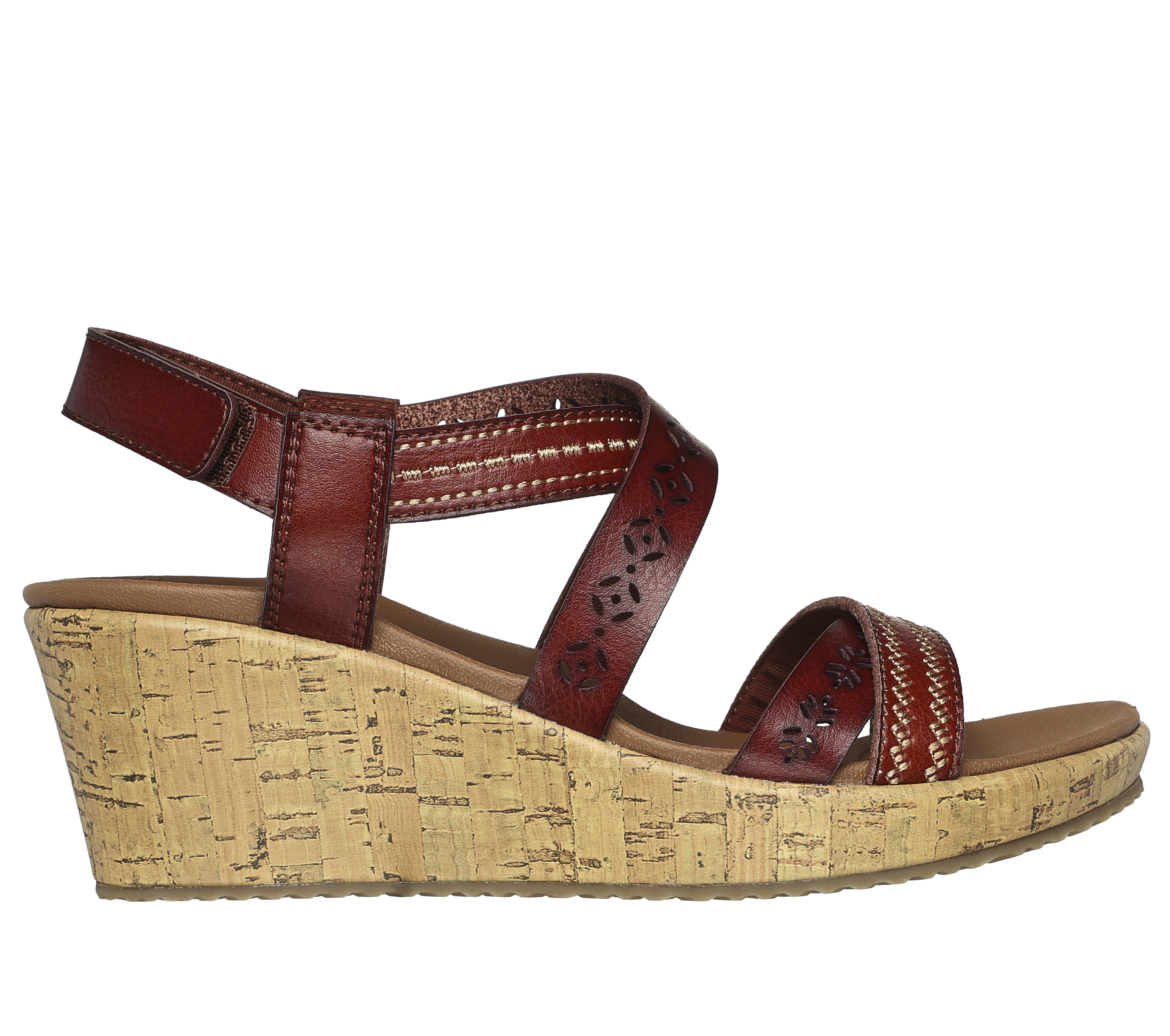 Skechers beverlee wedge on sale sandals