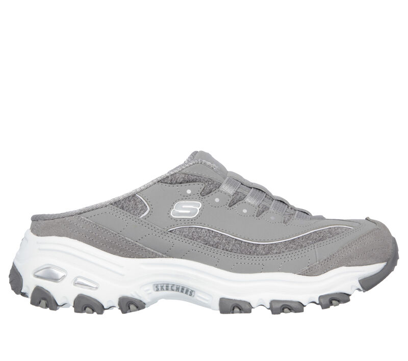 skechers d lites grey
