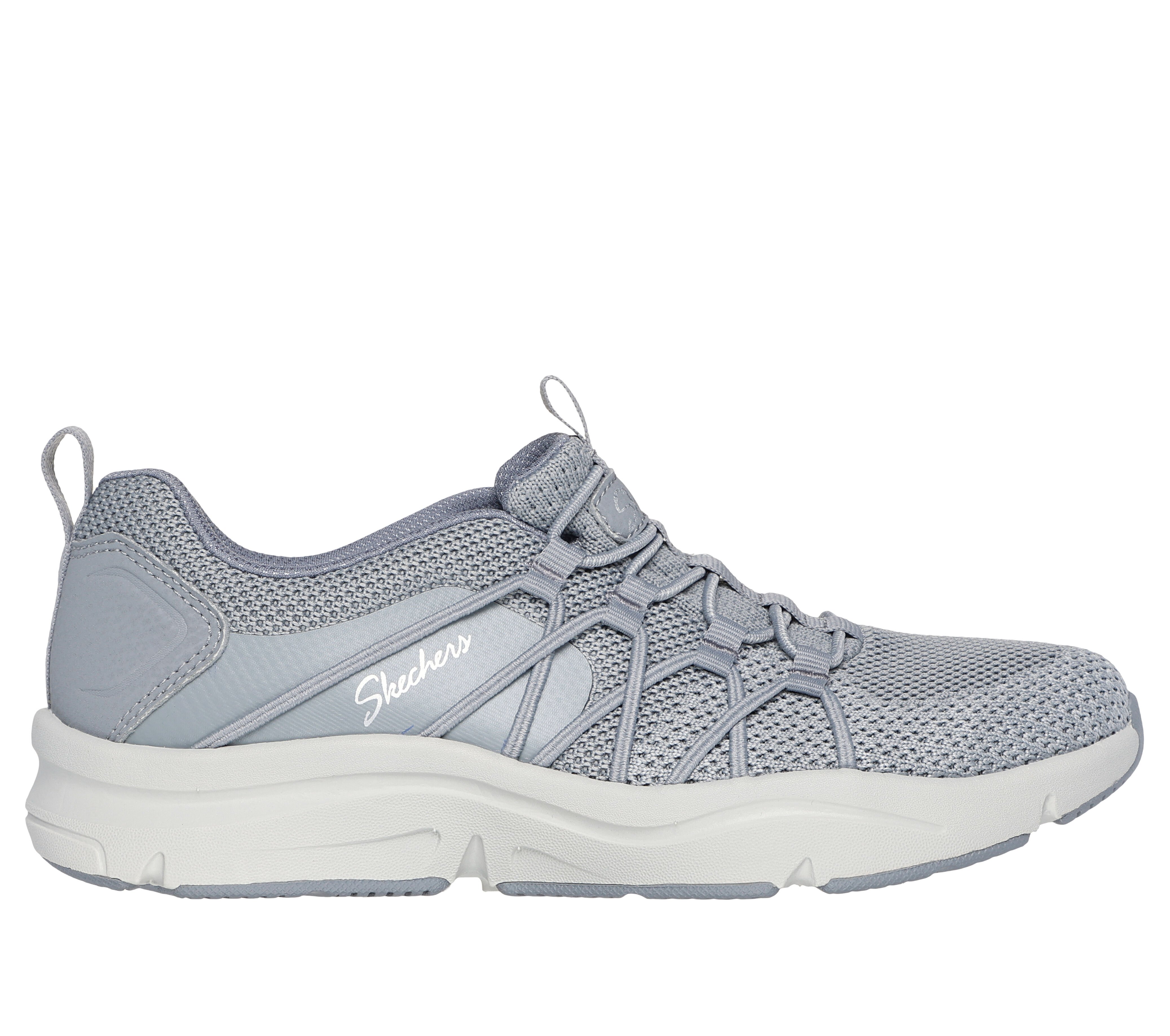 Skechers relaxed fit gray cheap