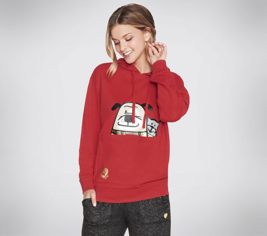 Shop the BOBS Apparel - Doggy Pouch Pullover Hoodie | SKECHERS