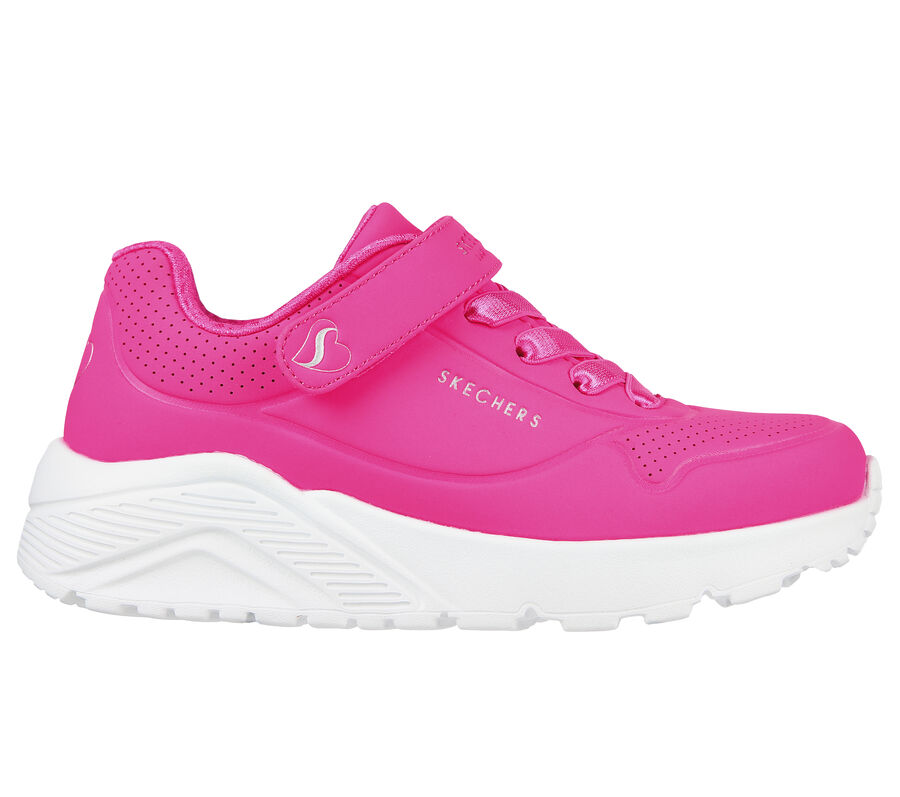 Pink / White Sketchers Juniors D'Lites Bigg Trainers Pink / White Sketchers Juniors D'Lites Bigg Trainers