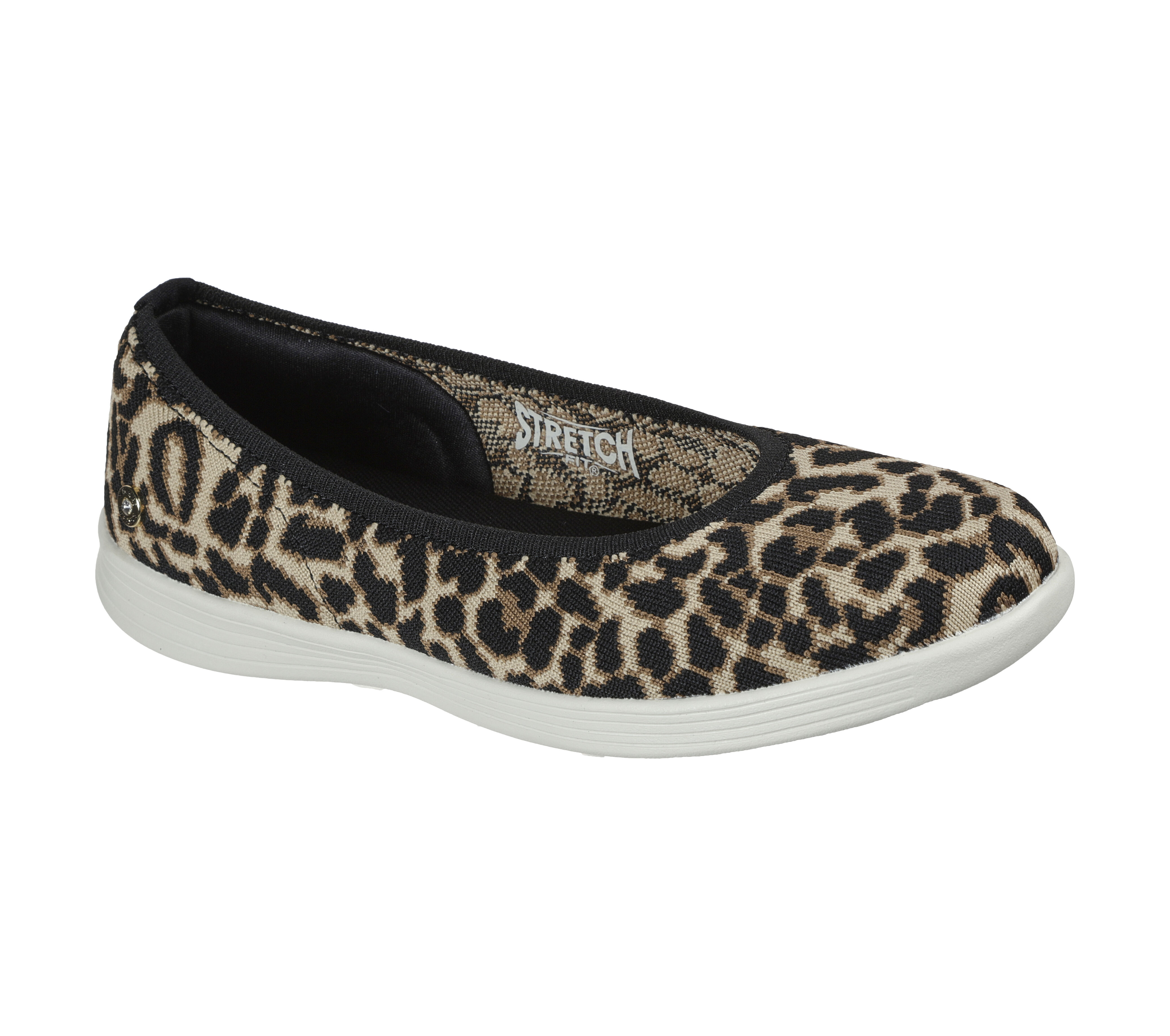 skechers leopard flats