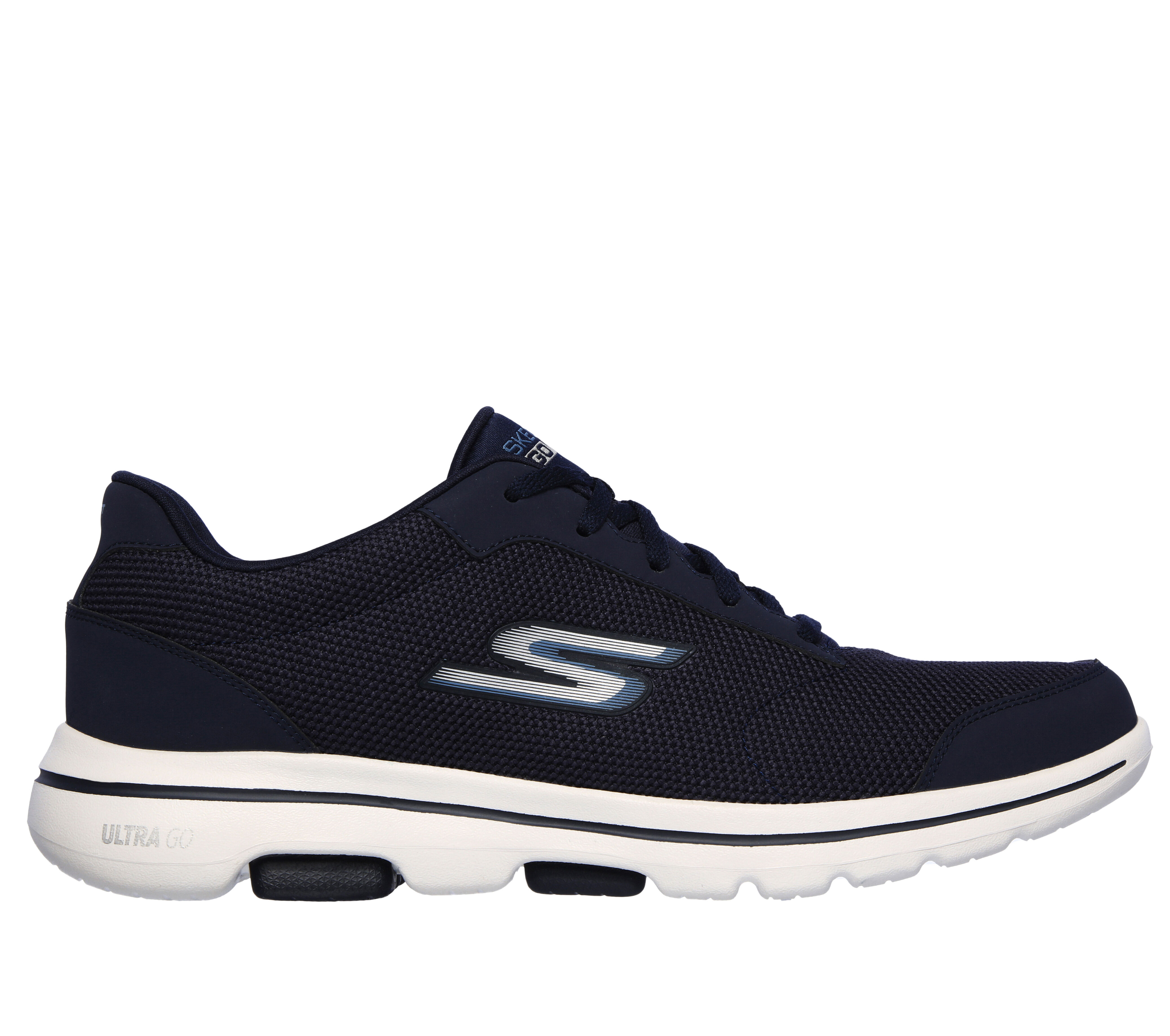 Skechers Men s Gowalk 5 Demitasse Walking Shoes Charcoal Black 8.0