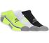 3 Pack Low Cut Athletic Socks, YELLOW, swatch