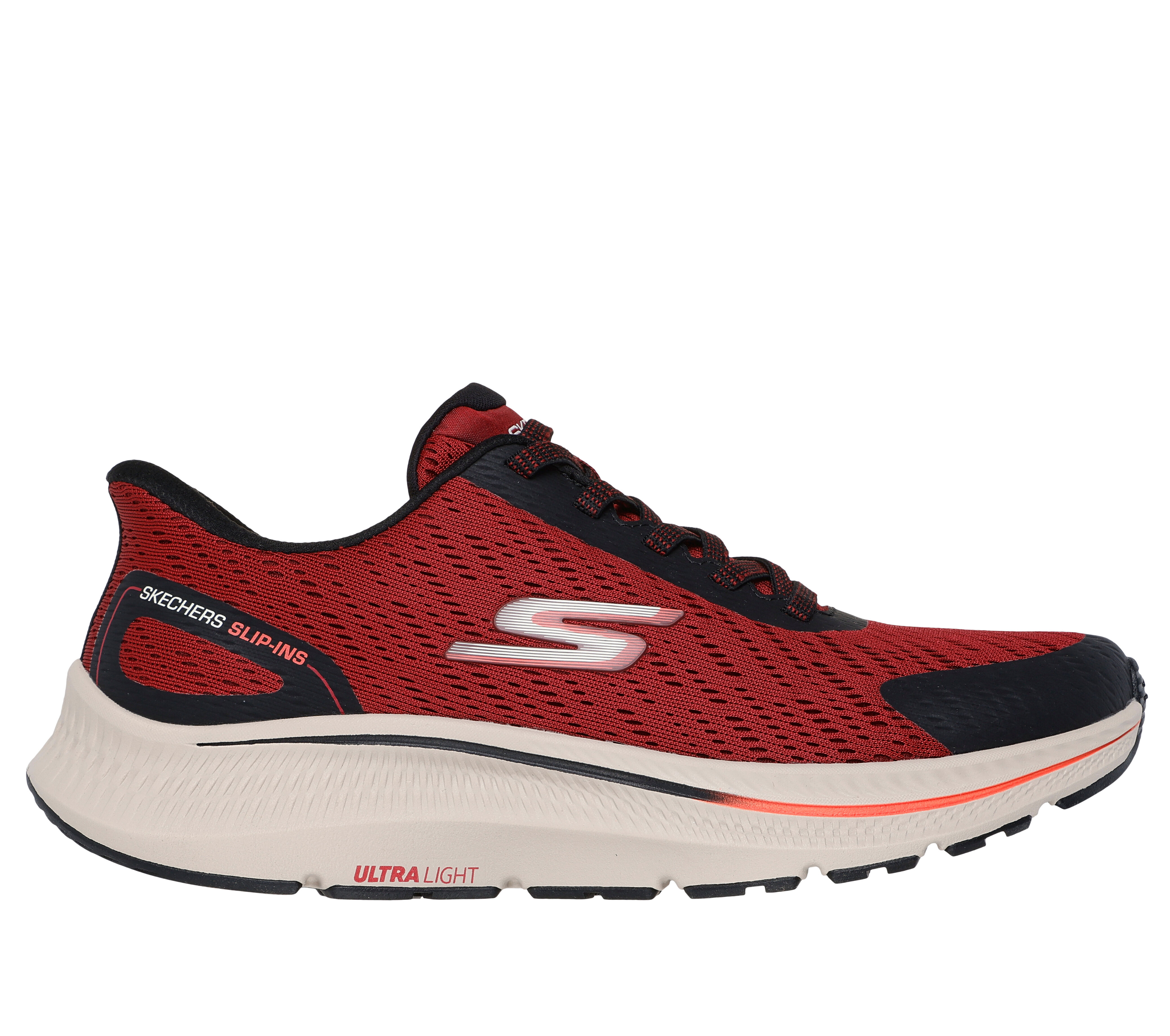 Red skechers mens sales
