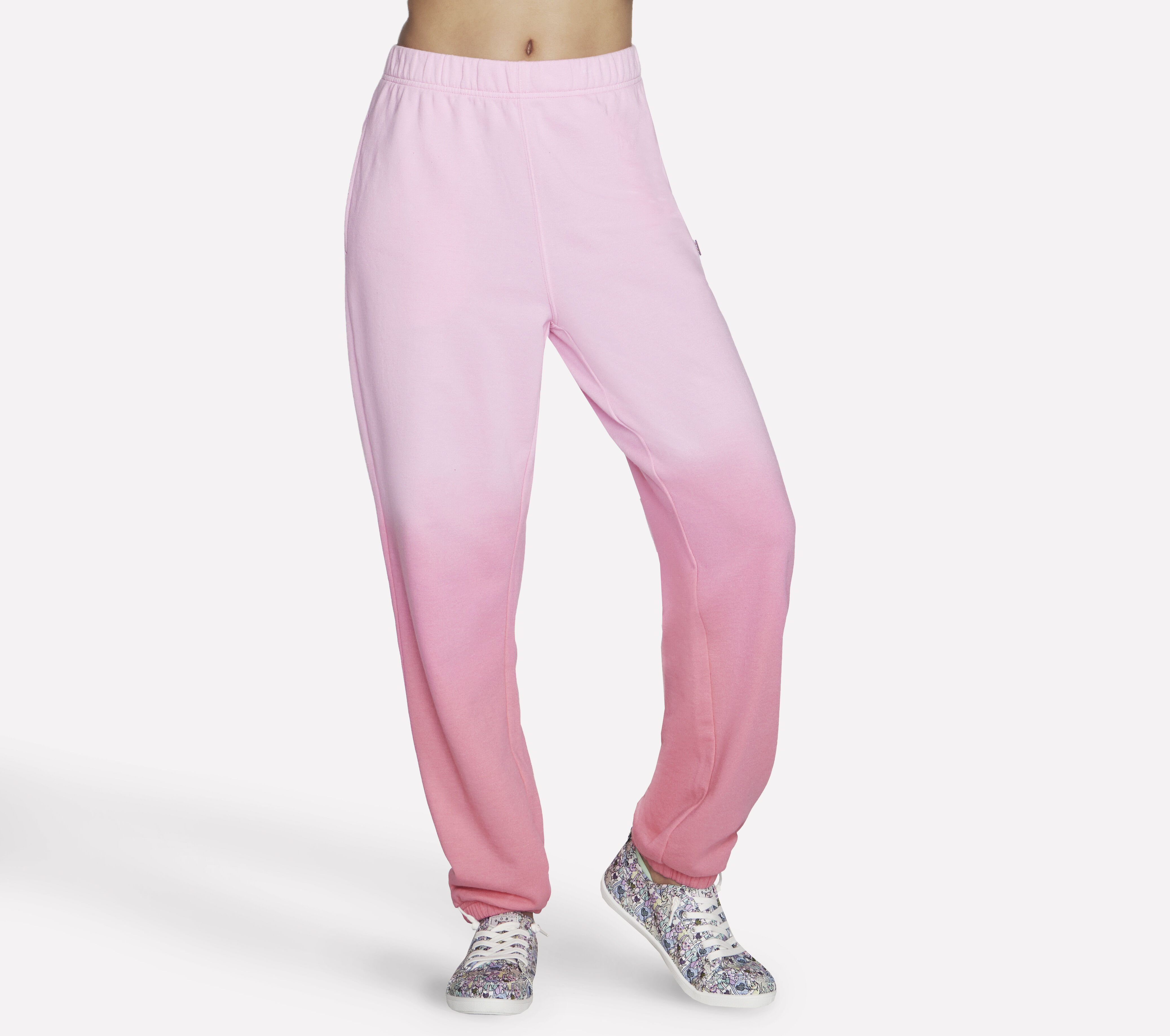 Skechers sweatpants mens pink discount