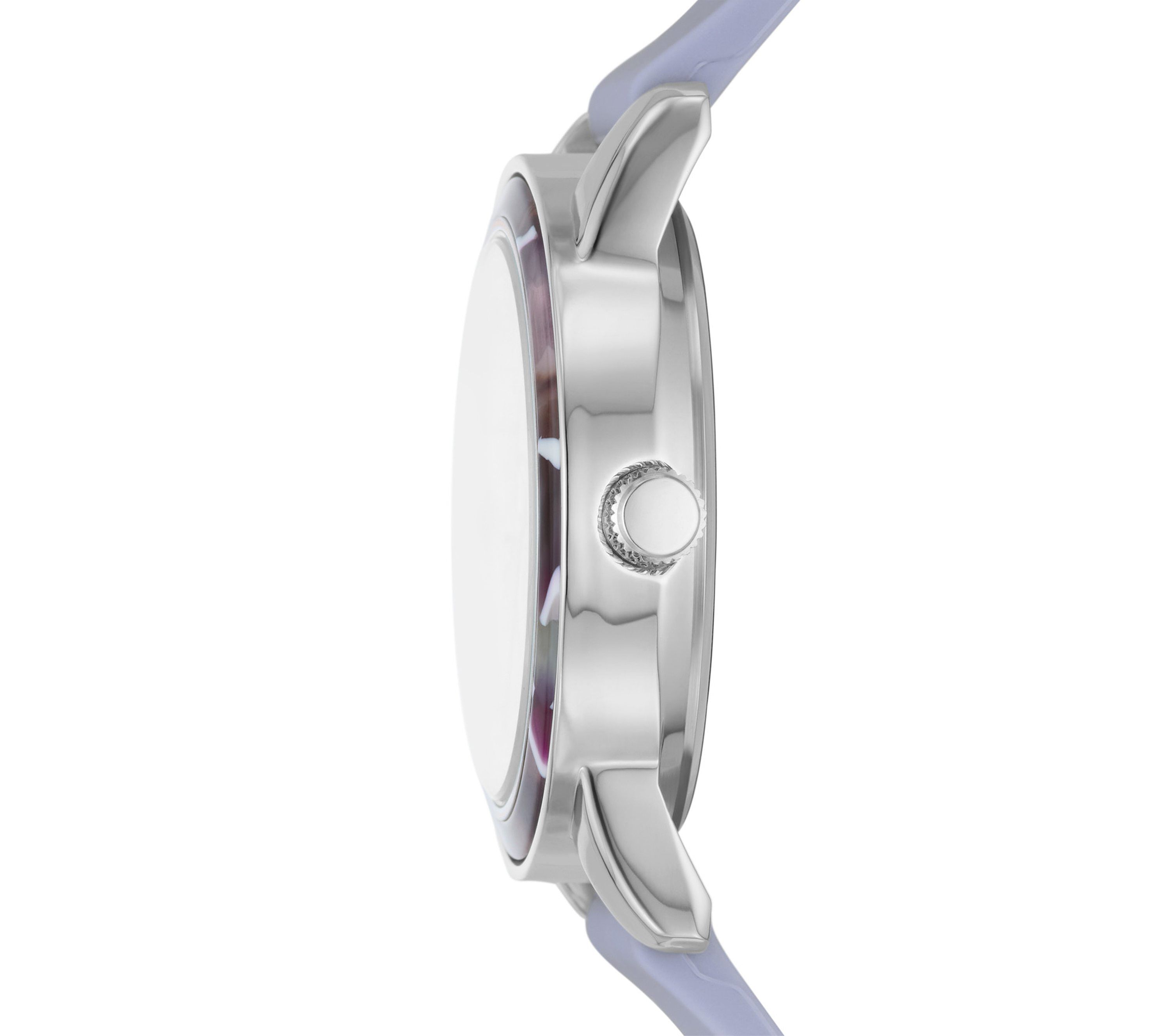 Accented Bezel Purple Watch