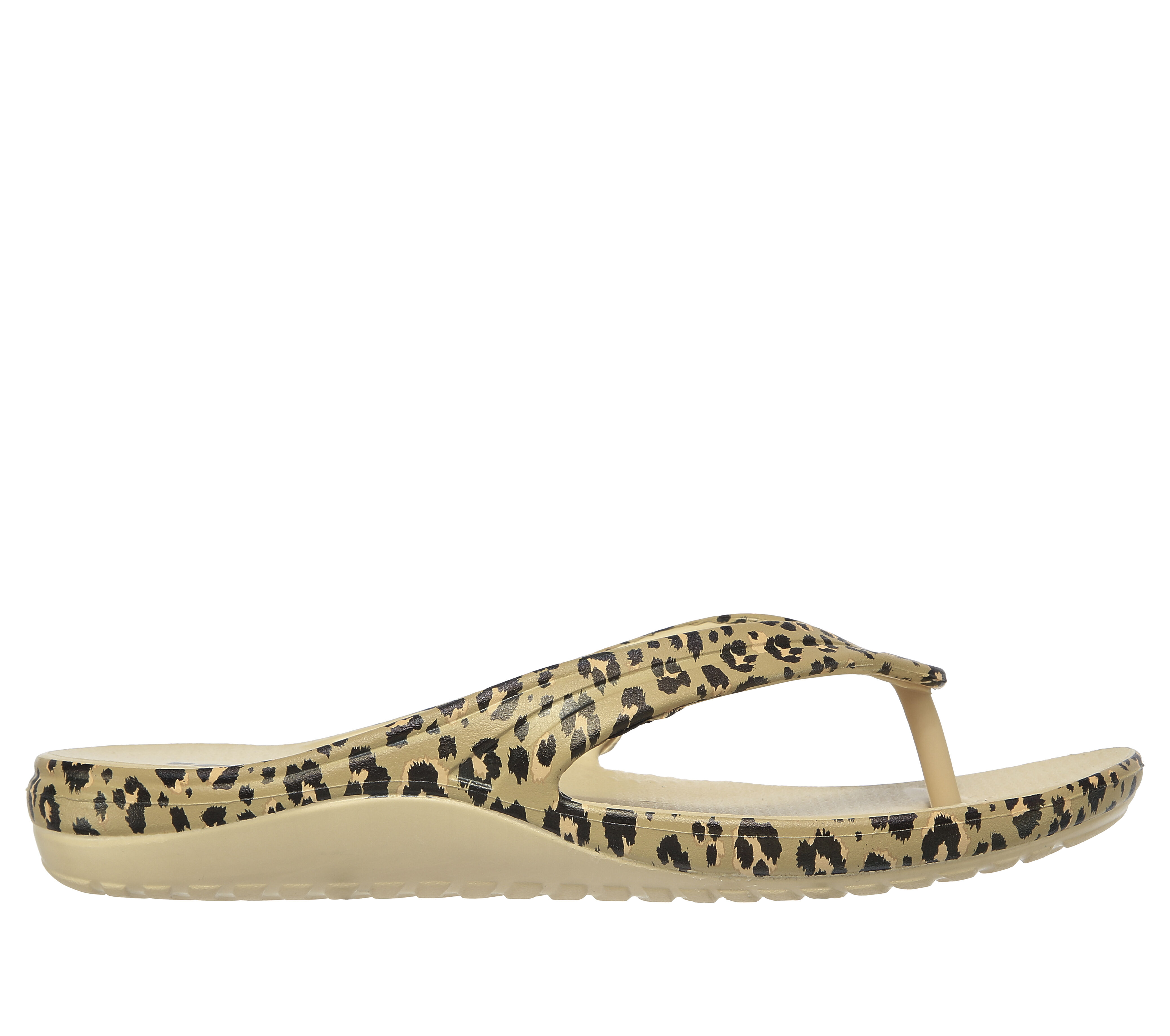 skechers leopard flip flops