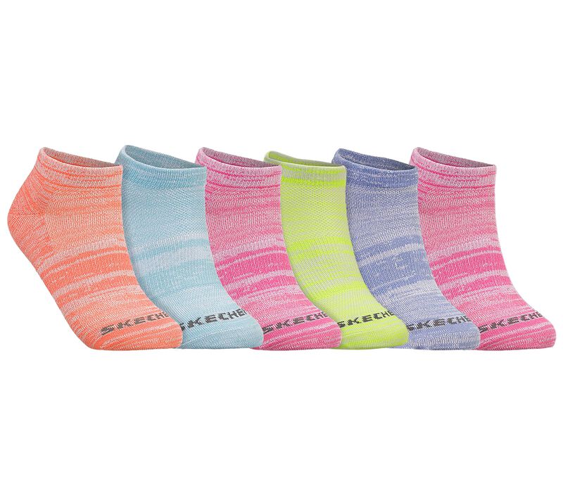 6 Low Socks Cut Stripe | SKECHERS Pack Color