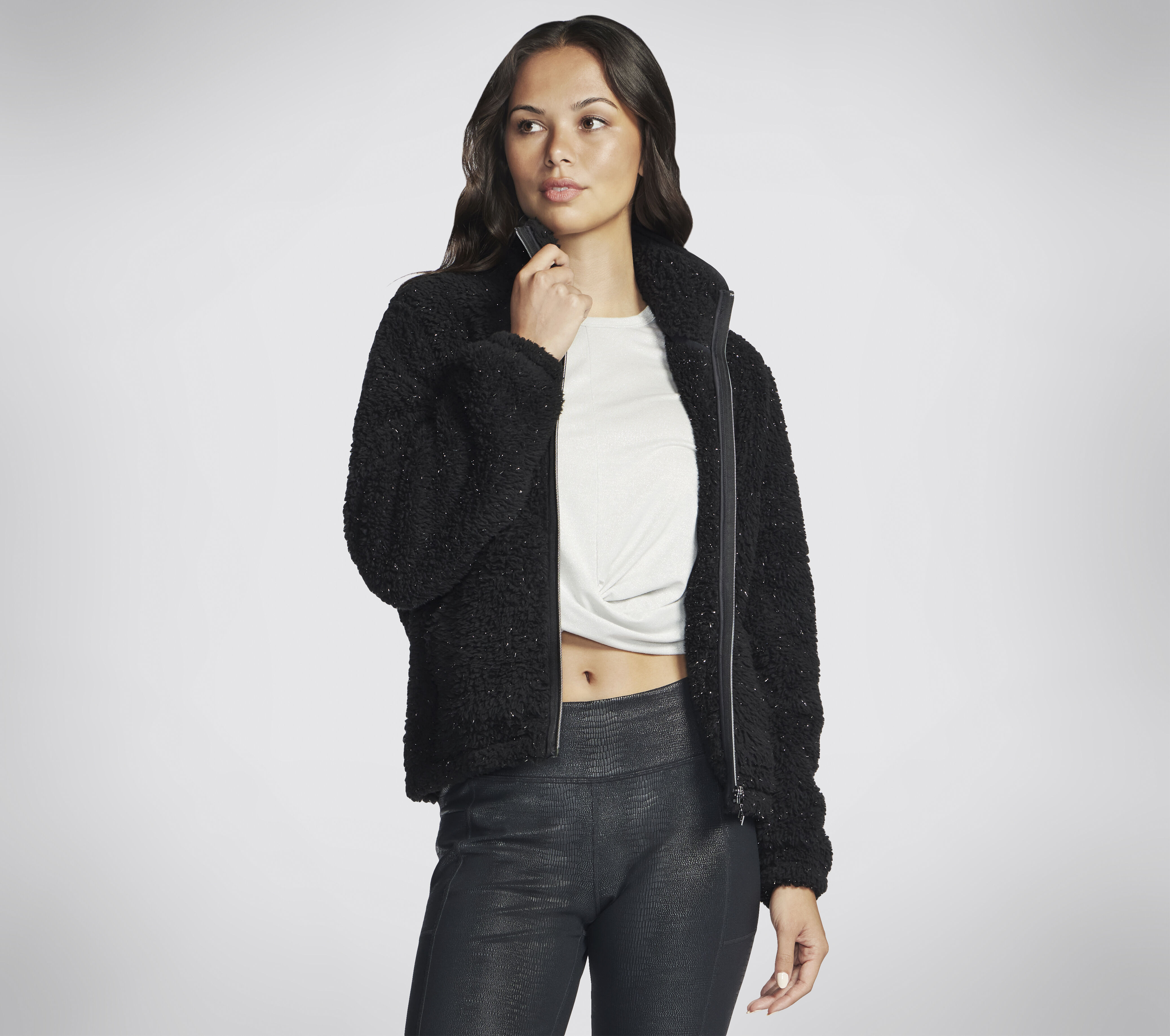 GO SNUGGLE Sherpa Jacket SKECHERS
