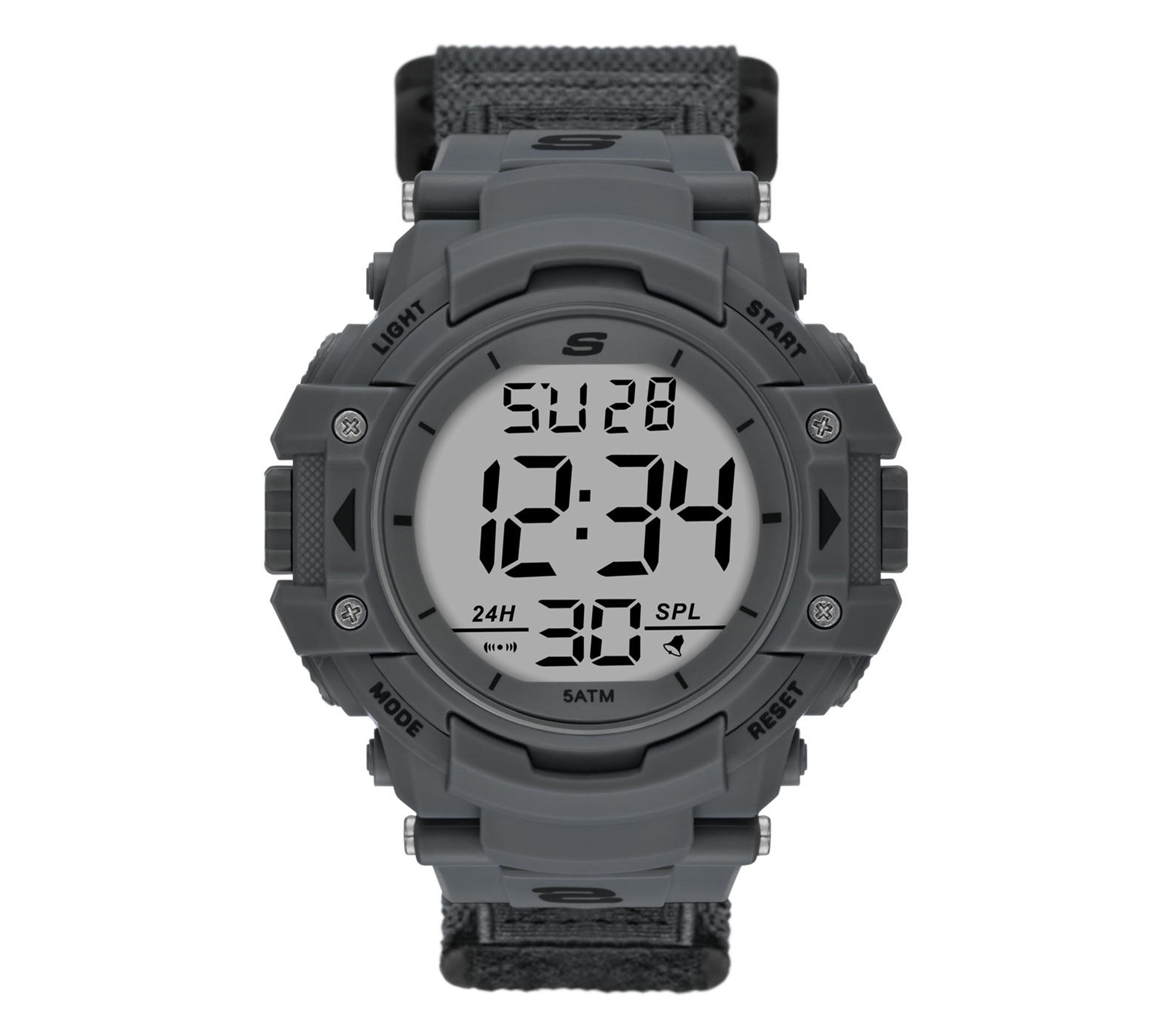 Keats Fast Wrap Digital Gray Watch