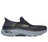 Skechers Slip-ins: Max Cushioning AF - Fortuitous, BLACK / CHARCOAL, swatch