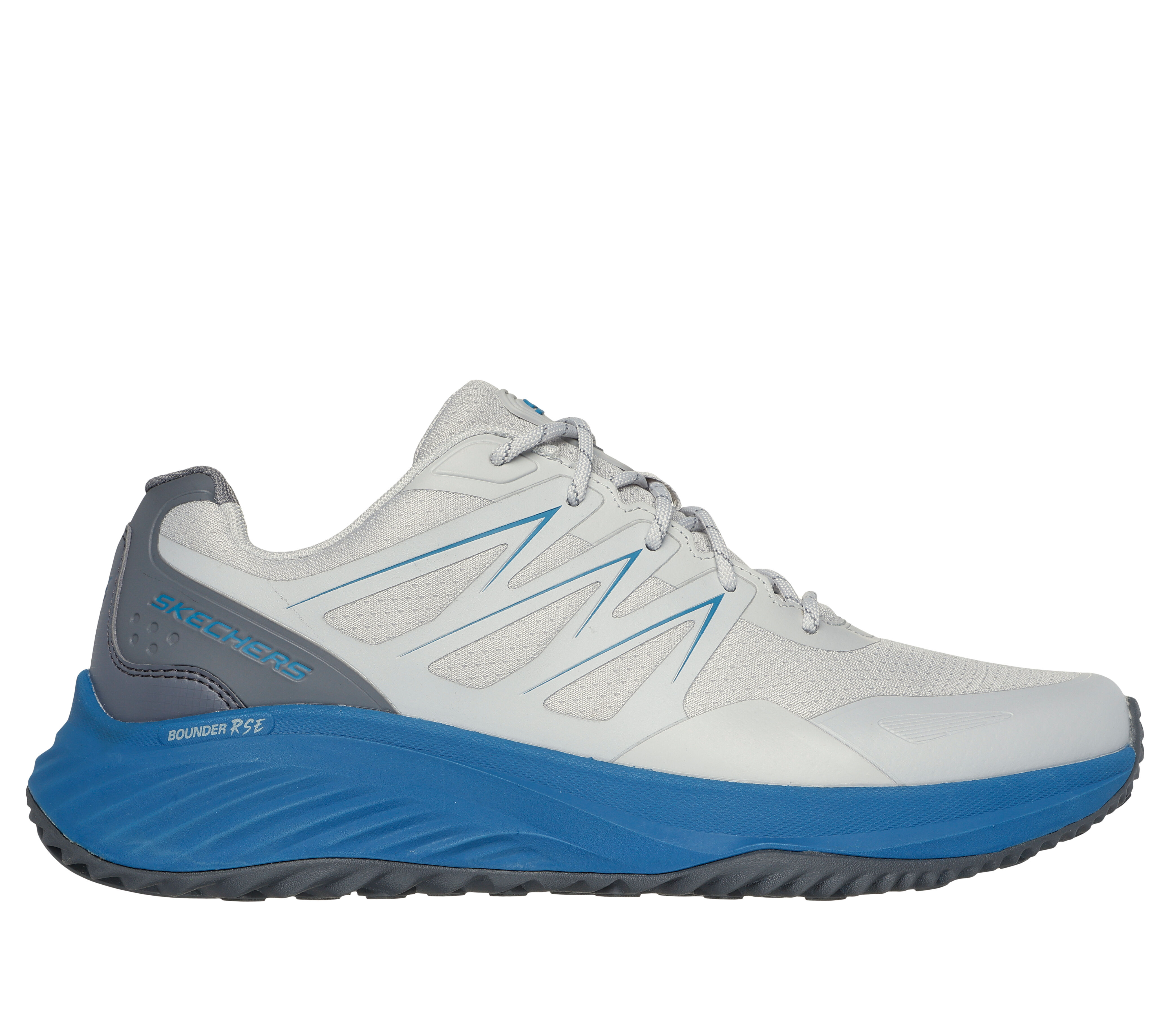 Skechers Running Shoes Men Low top Gray Blue
