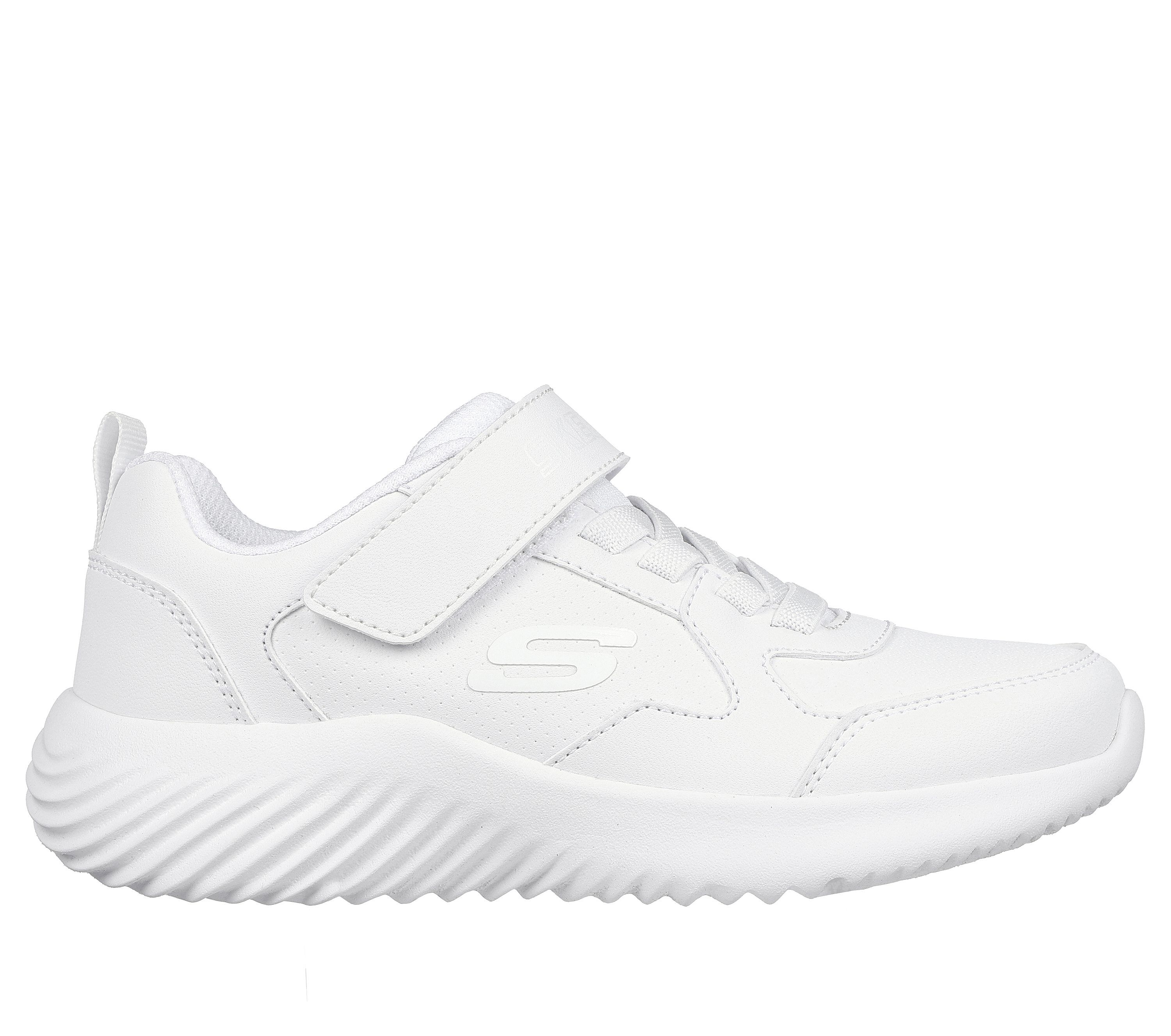 Kids white sketchers outlet