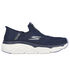 Skechers Slip-ins: Max Cushioning - Smooth, NAVY / LAVENDER, swatch