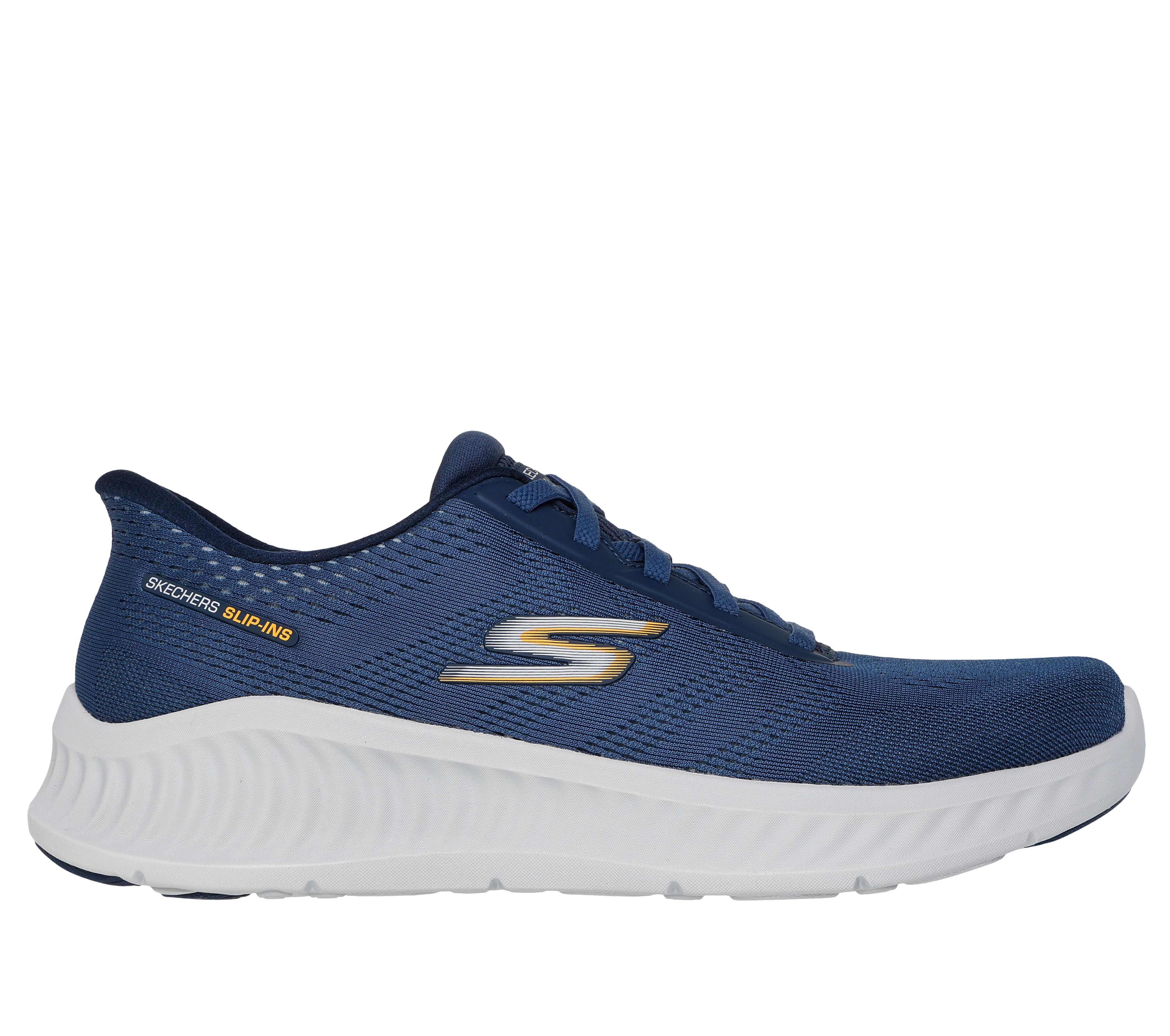 Skechers Men s Slip ins Go Walk Now Payton Sneaker Size 11.0 Extra Wide Navy Textile Synthetic Vegan Machine Washable
