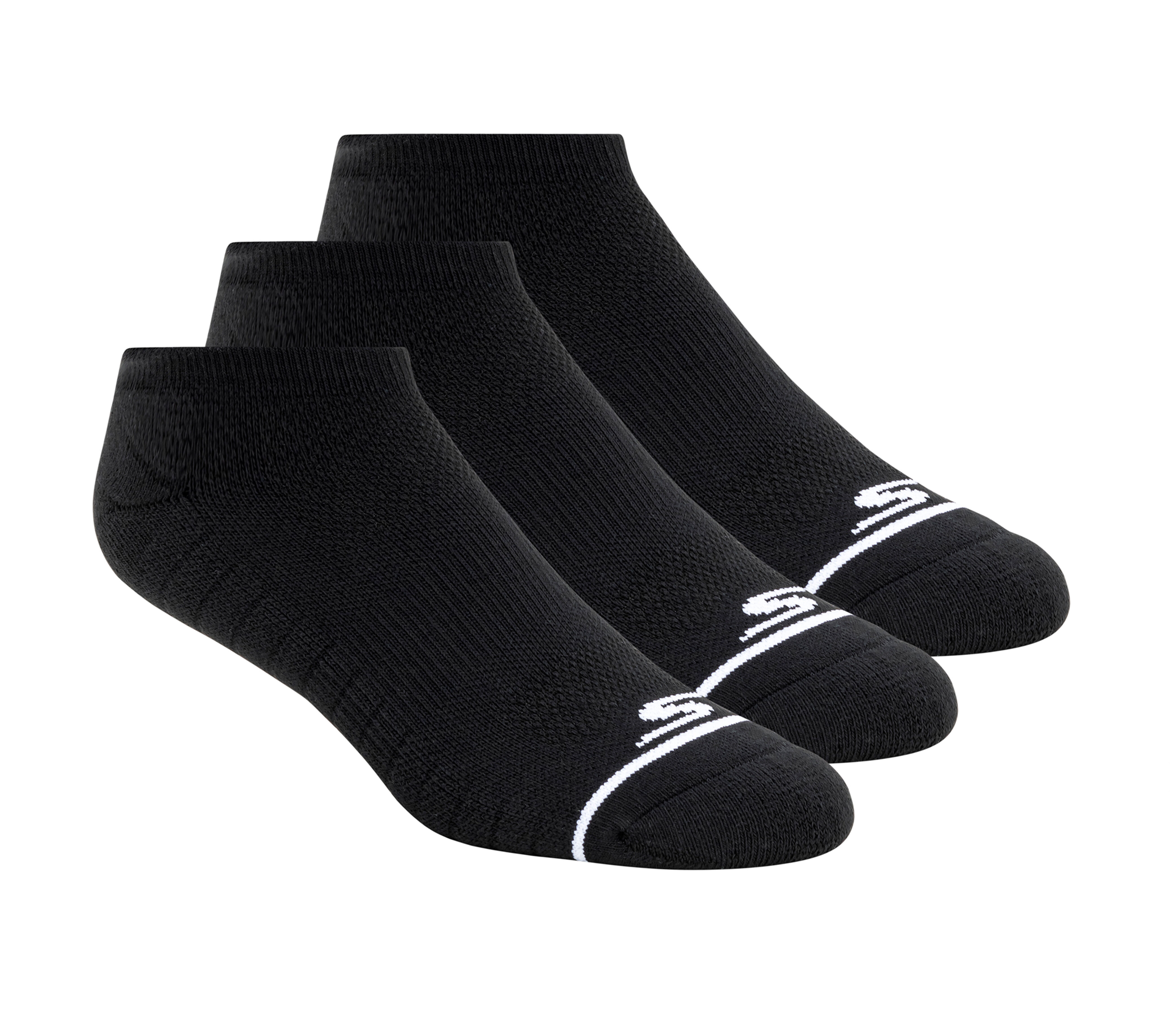 Mens No Show Premium Basic Socks - 3 Pack