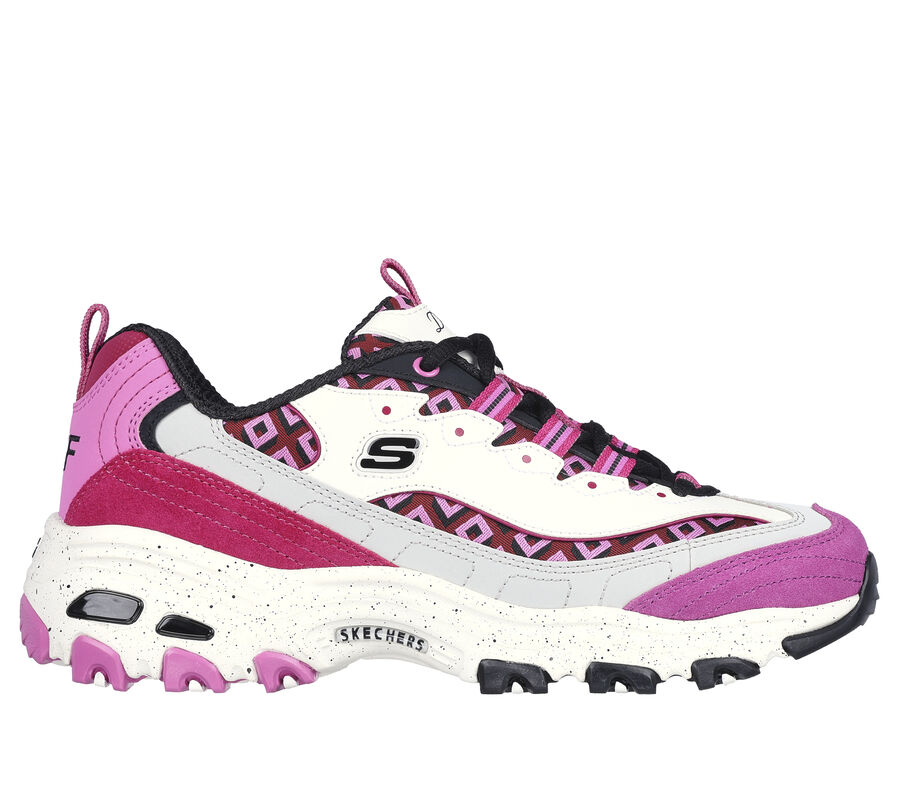 Sporty Pink Running Shoes For Women, Leopard Pattern Letter