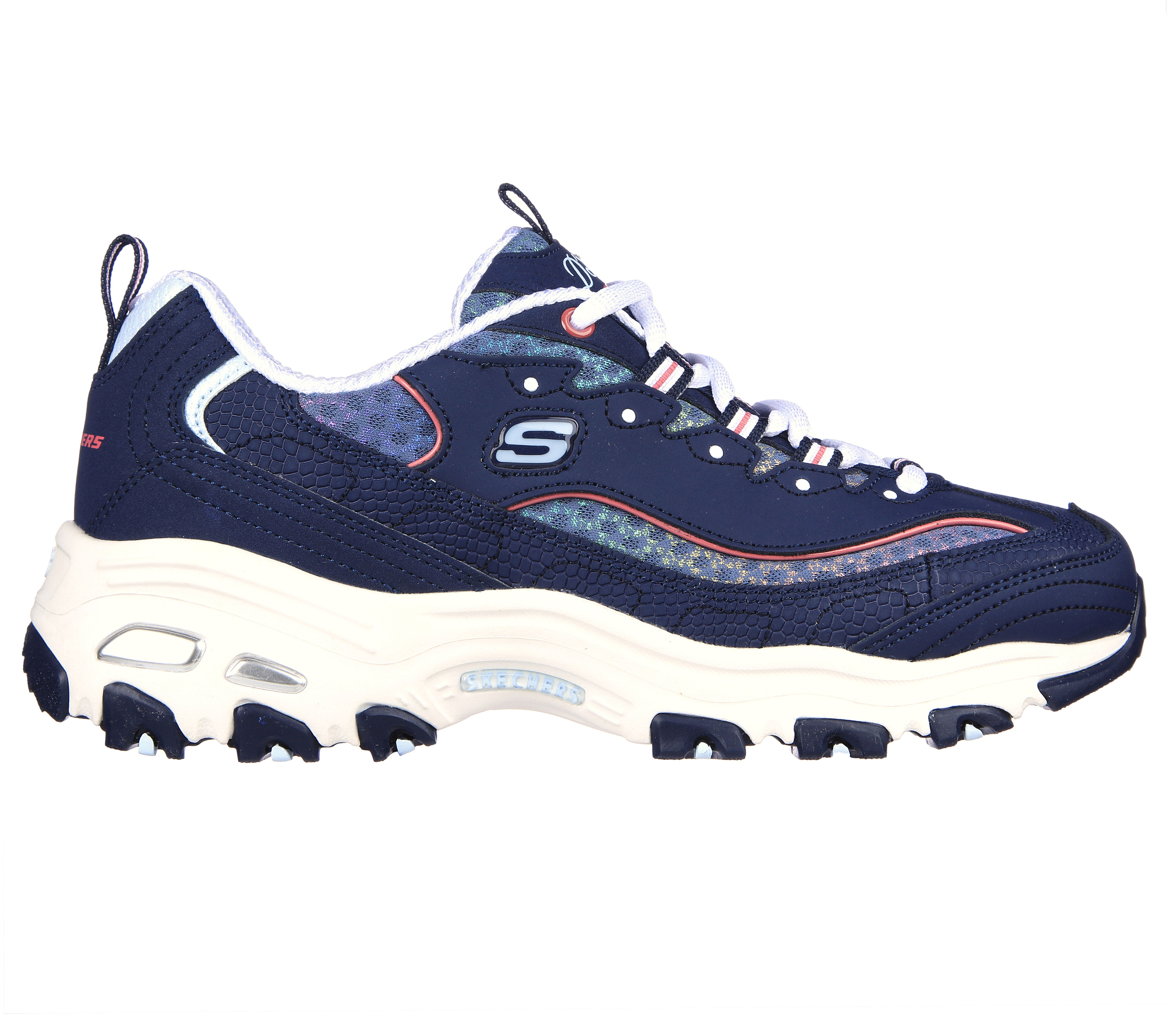 skechers dlites navy