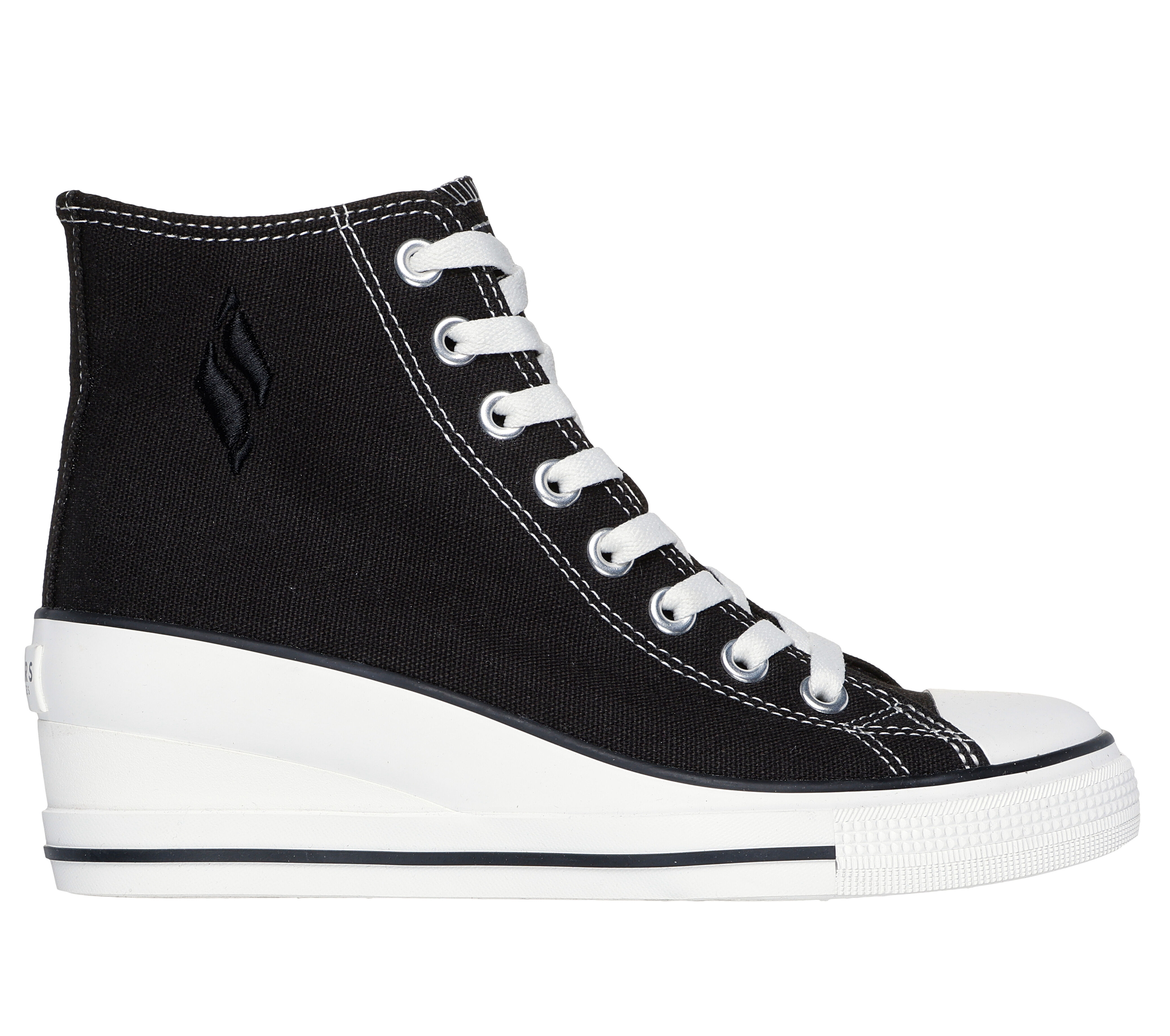 Skechers high top wedge sneakers store