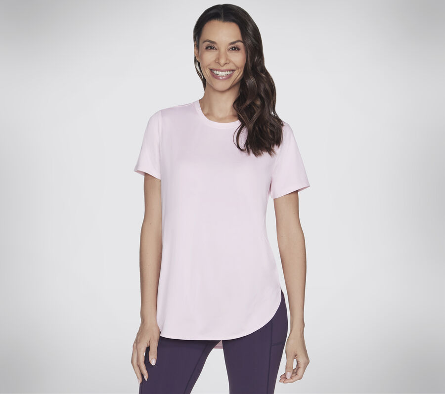 GO DRI Swift Tunic Tee, PINK / SILVER, largeimage number 0