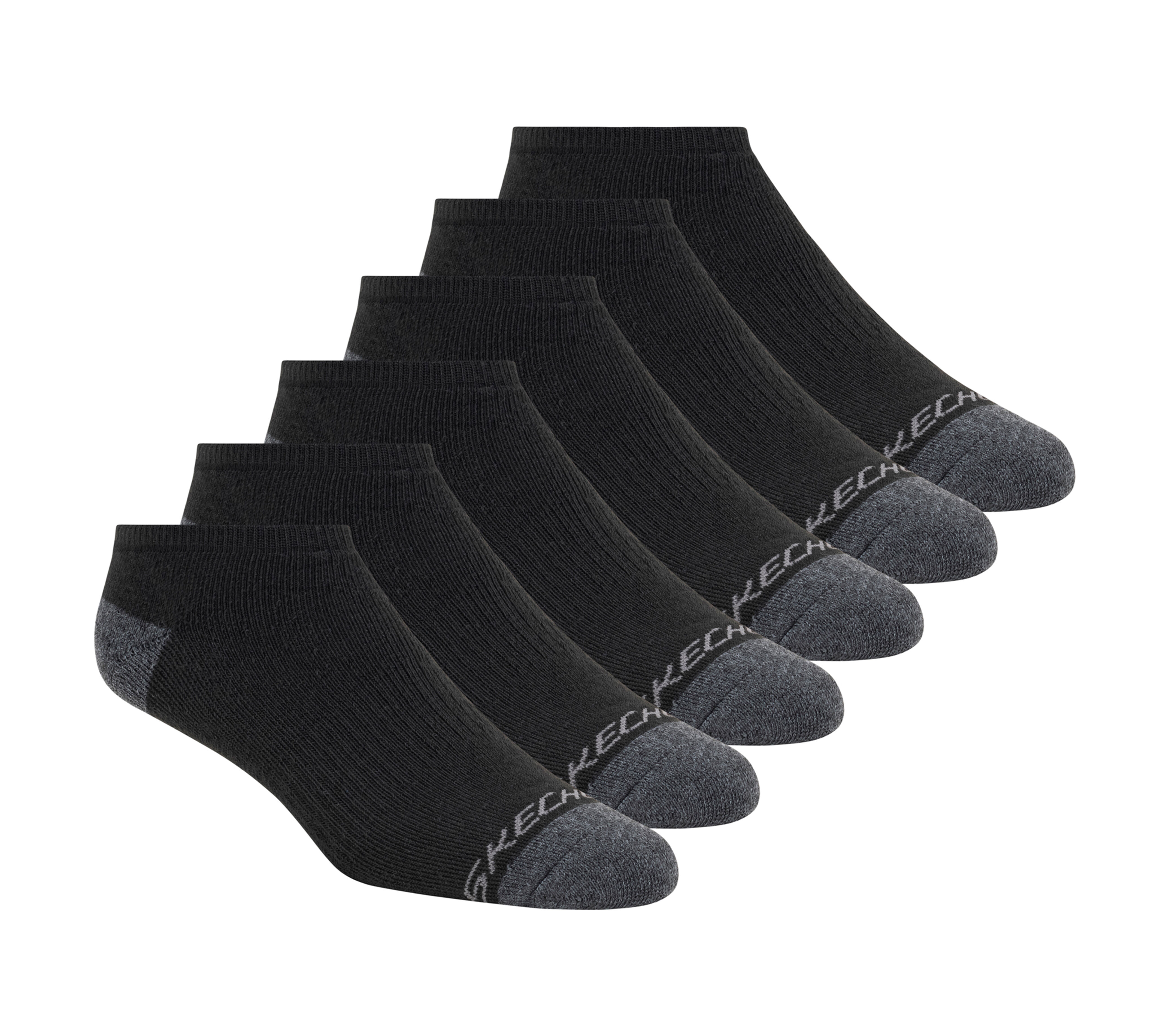 6 Pack 360 Cushion No Show Socks