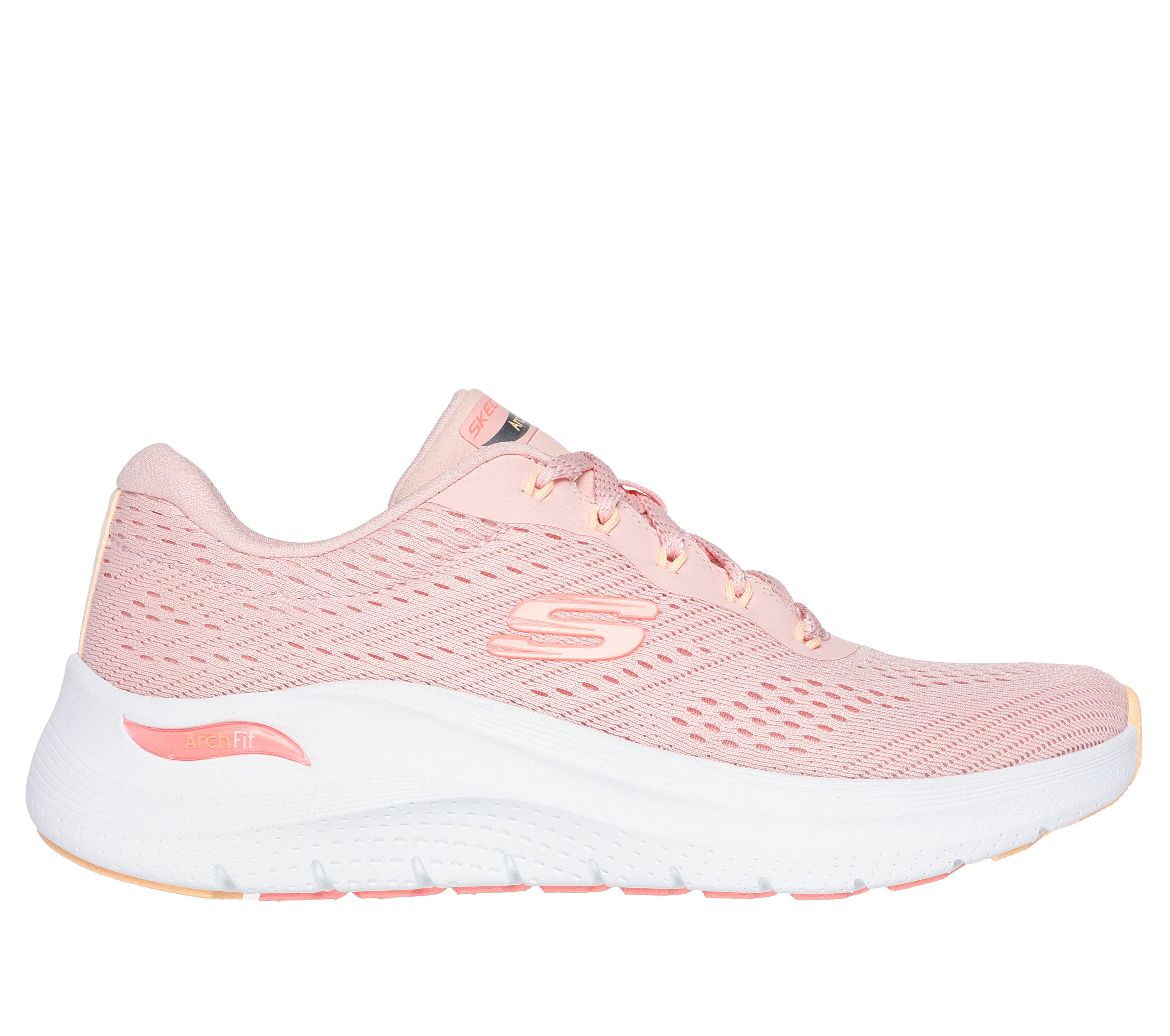 Skechers pink tennis shoes discount