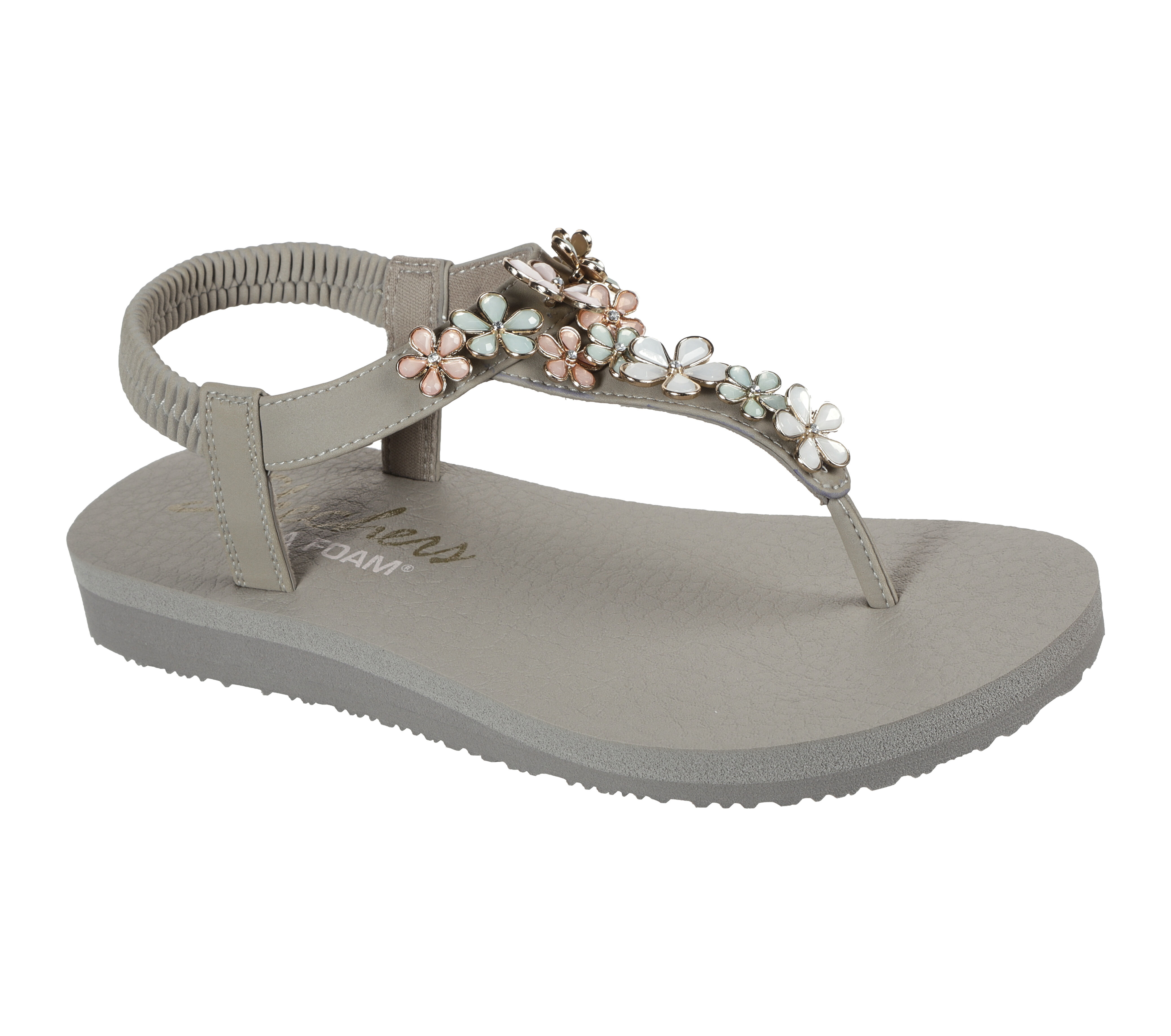 skechers cali meditation glass daisy sandal