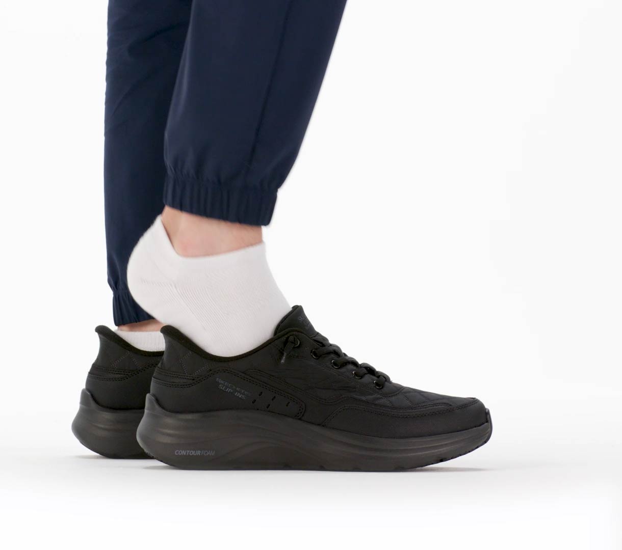 Skechers Slip-ins Work Slip-Resistant: Contour Foam - Cozy Fit image number 1