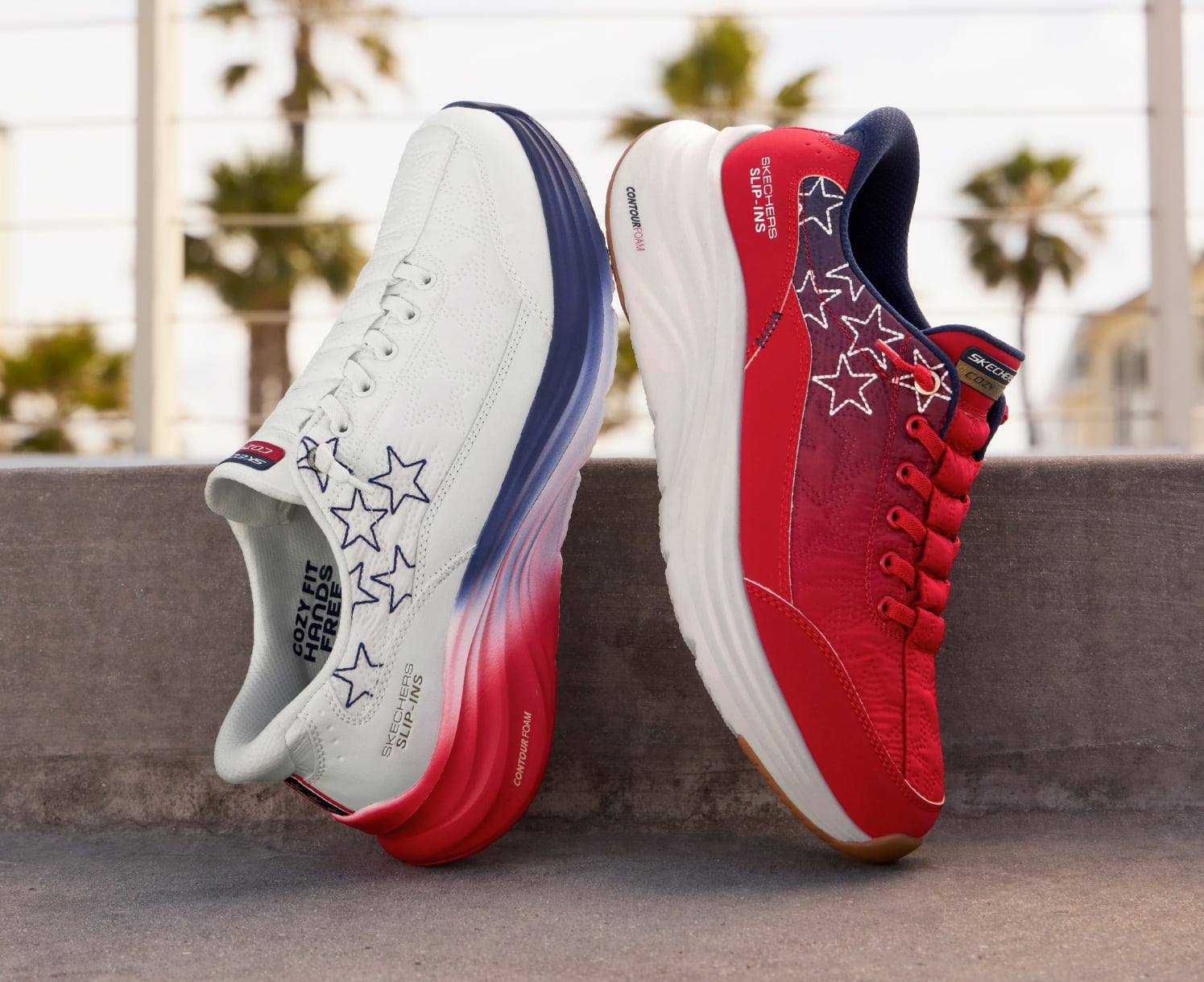 Skechers Slip-ins: Contour Foam - Cozy Fit America