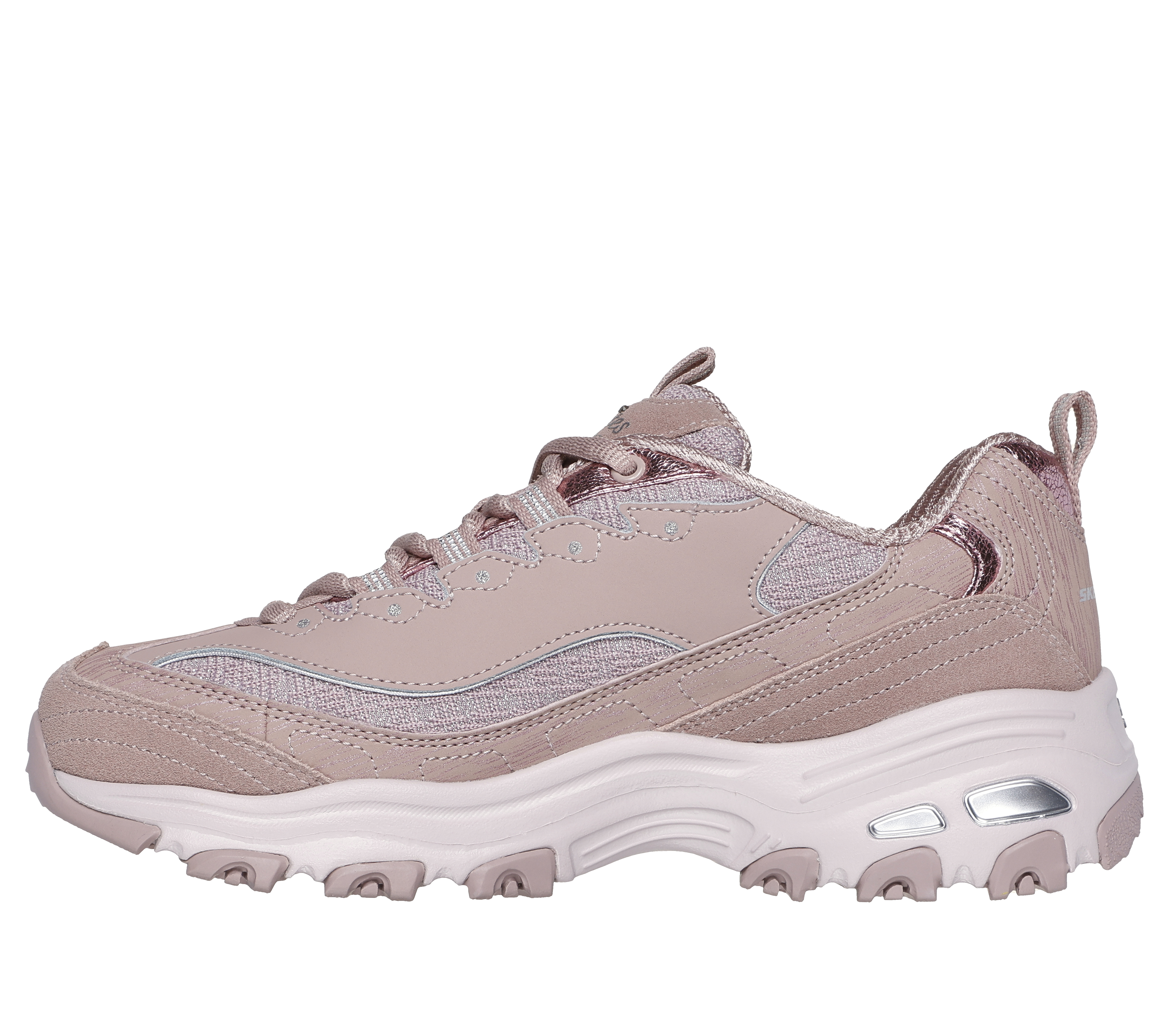 Skechers d lite brown cheap