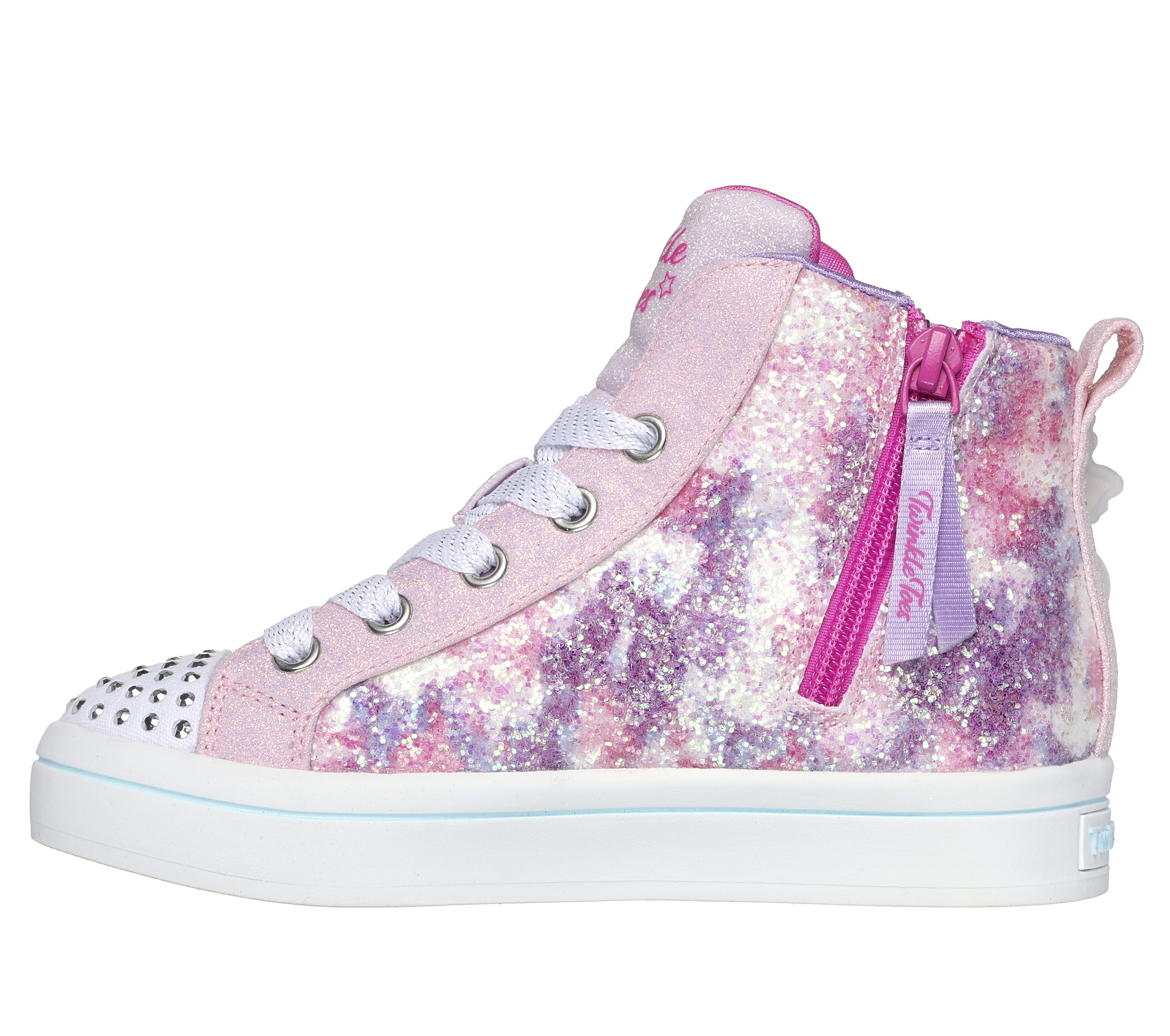 Skechers Kids Twi Lites 2.0 314399L Little Kid Big Kid Girl s Shoes Pink Multi 3 Little Kid M