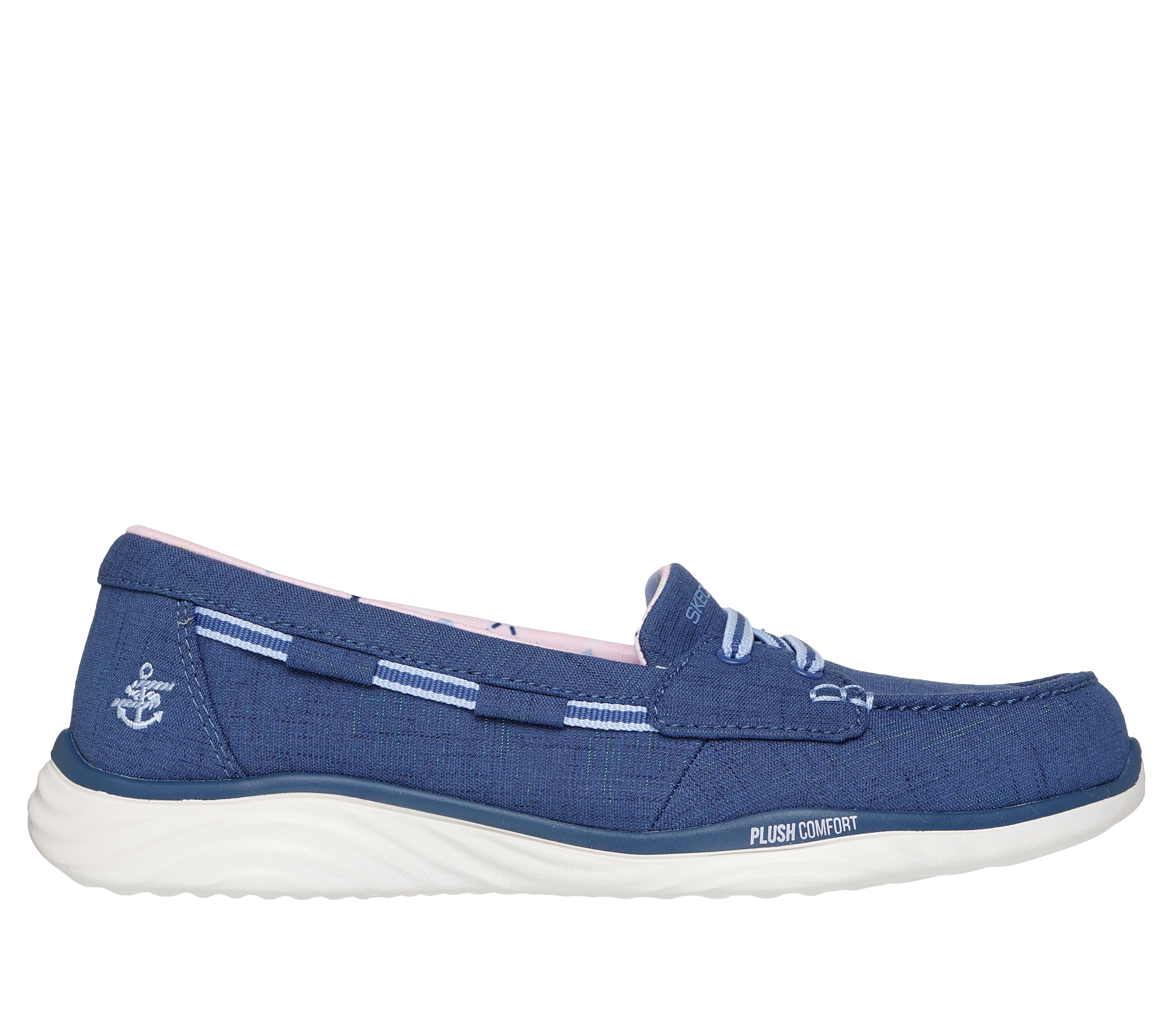 Skechers Women s On The Go Ideal Windlass Shoes Size 5.0 Blue Textile Vegan Machine Washable
