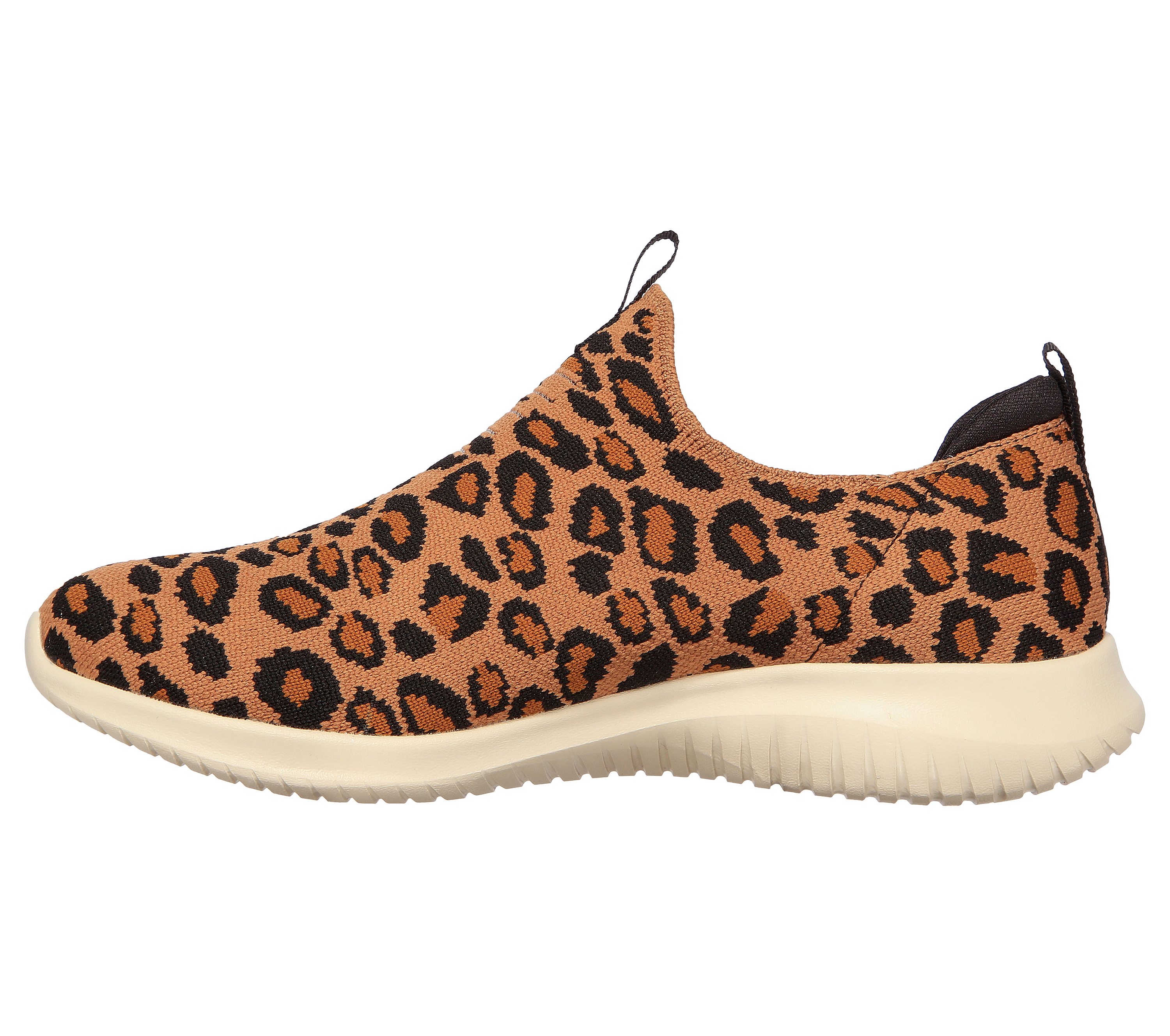 skechers memory foam leopard print