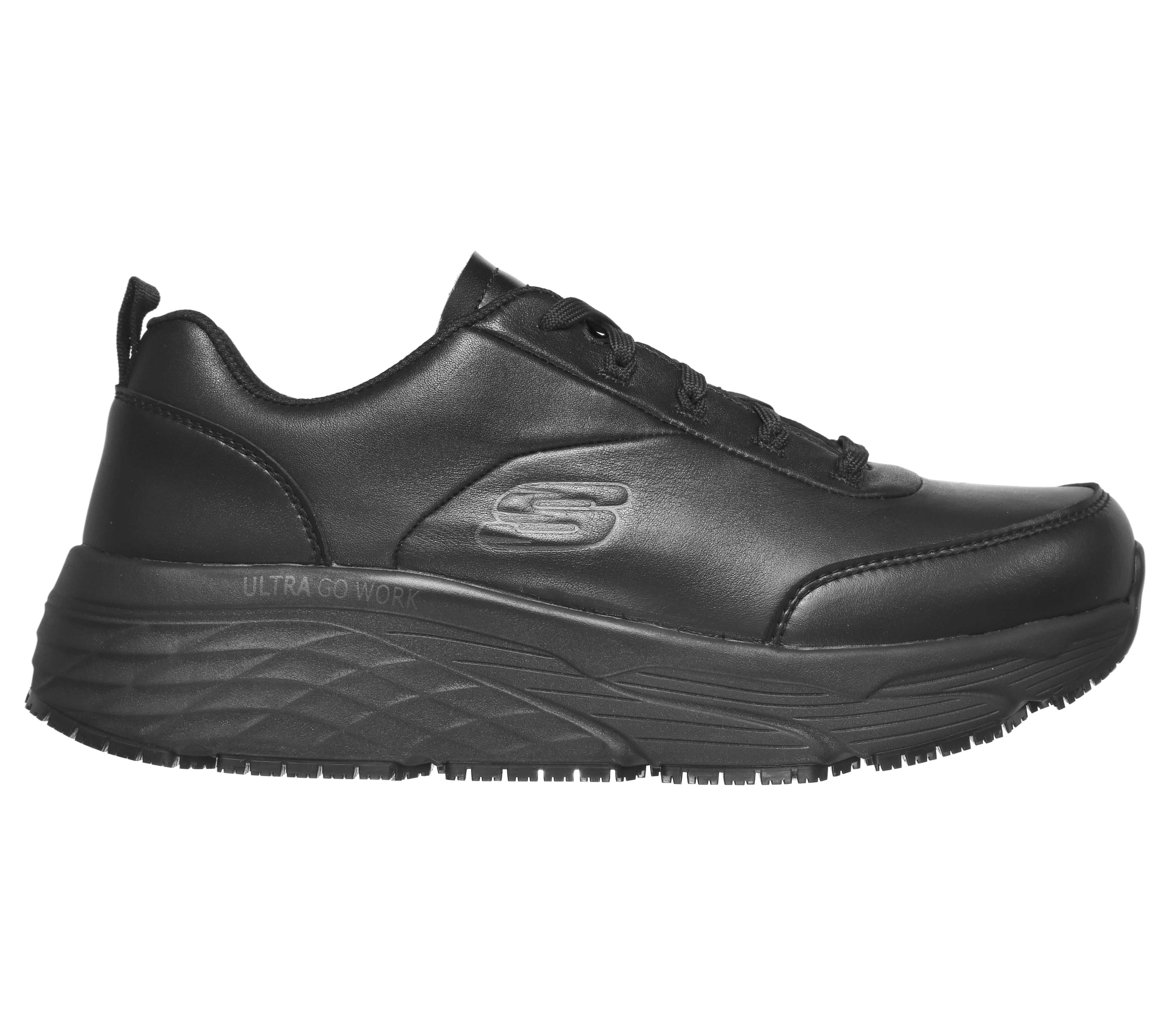 skechers elite memory foam black