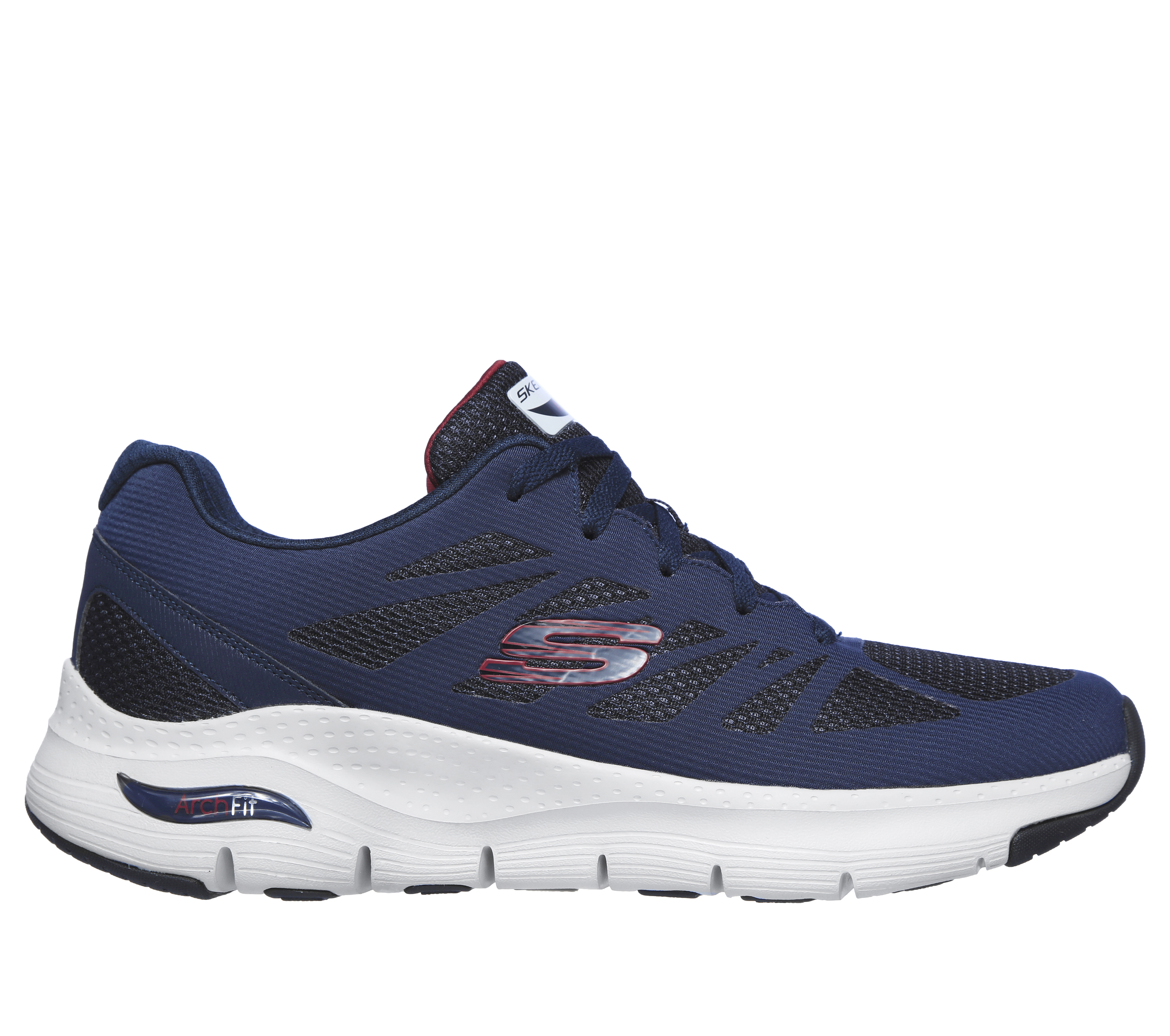skechers wide fit trainers mens