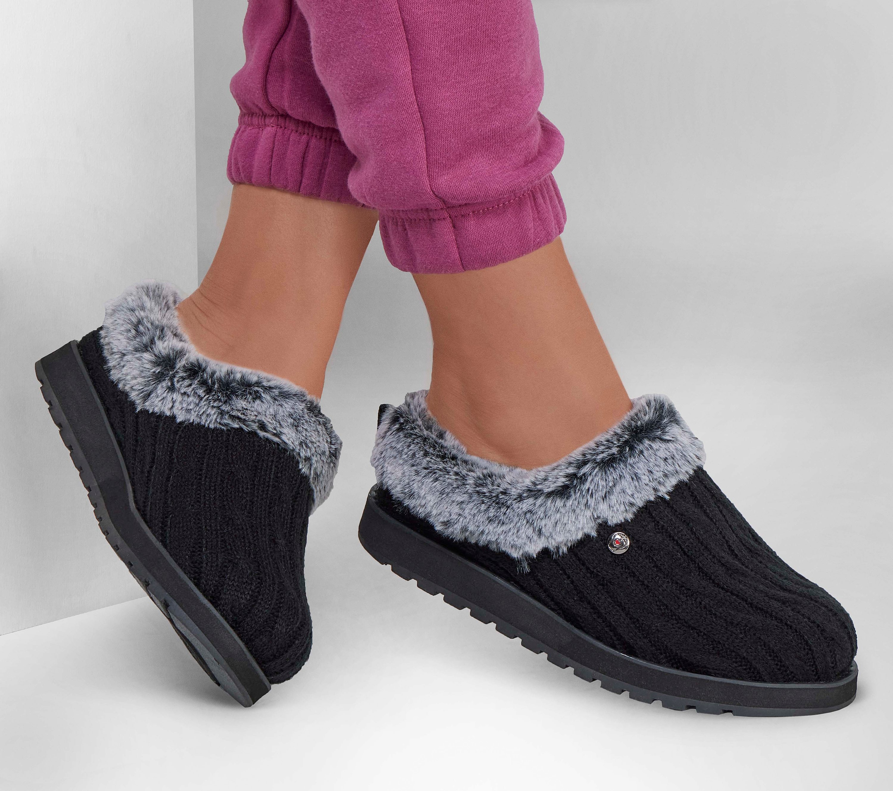 skechers bobs cherish wonder fall slipper with memory foam