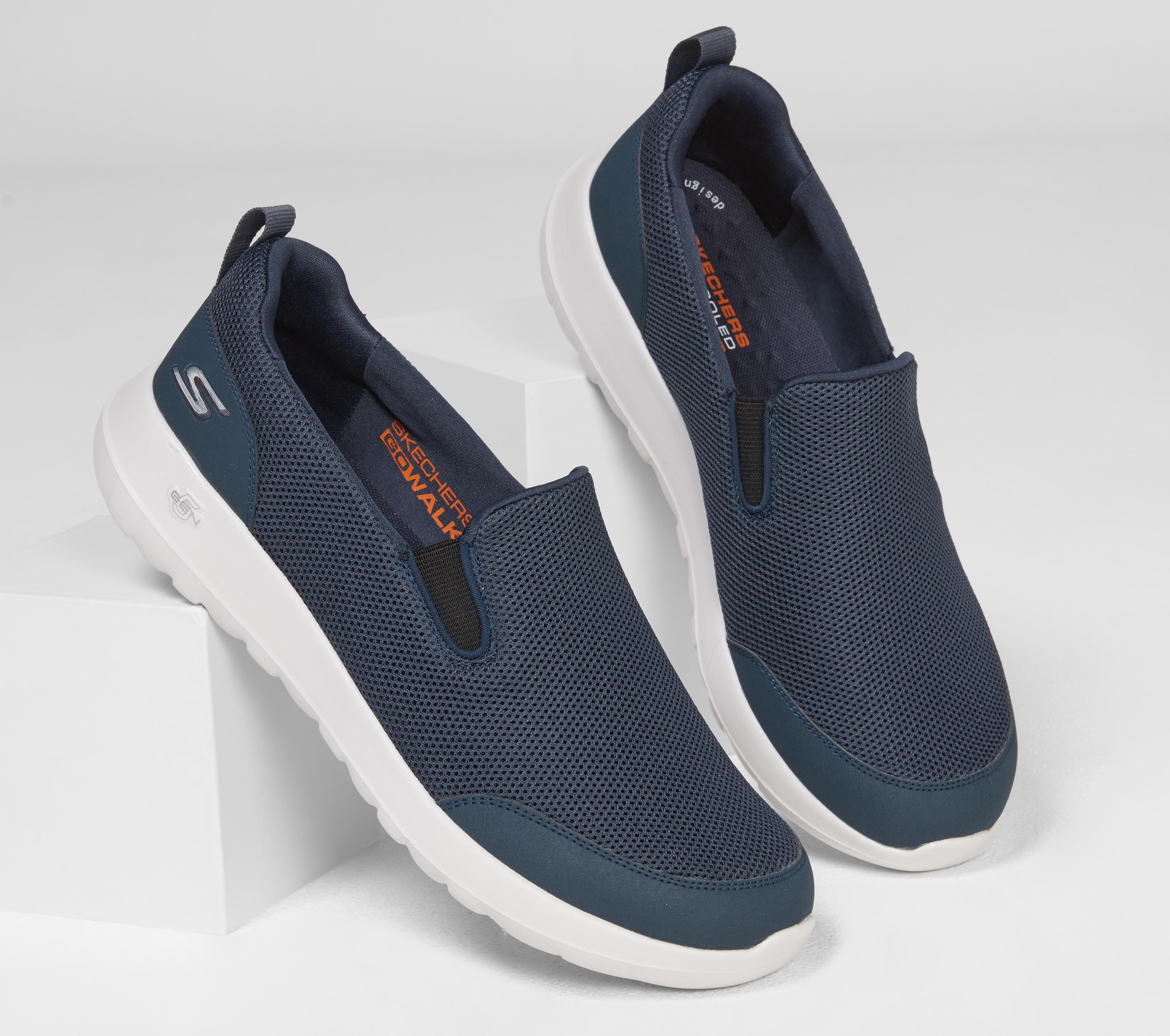 skechers go walk max navy