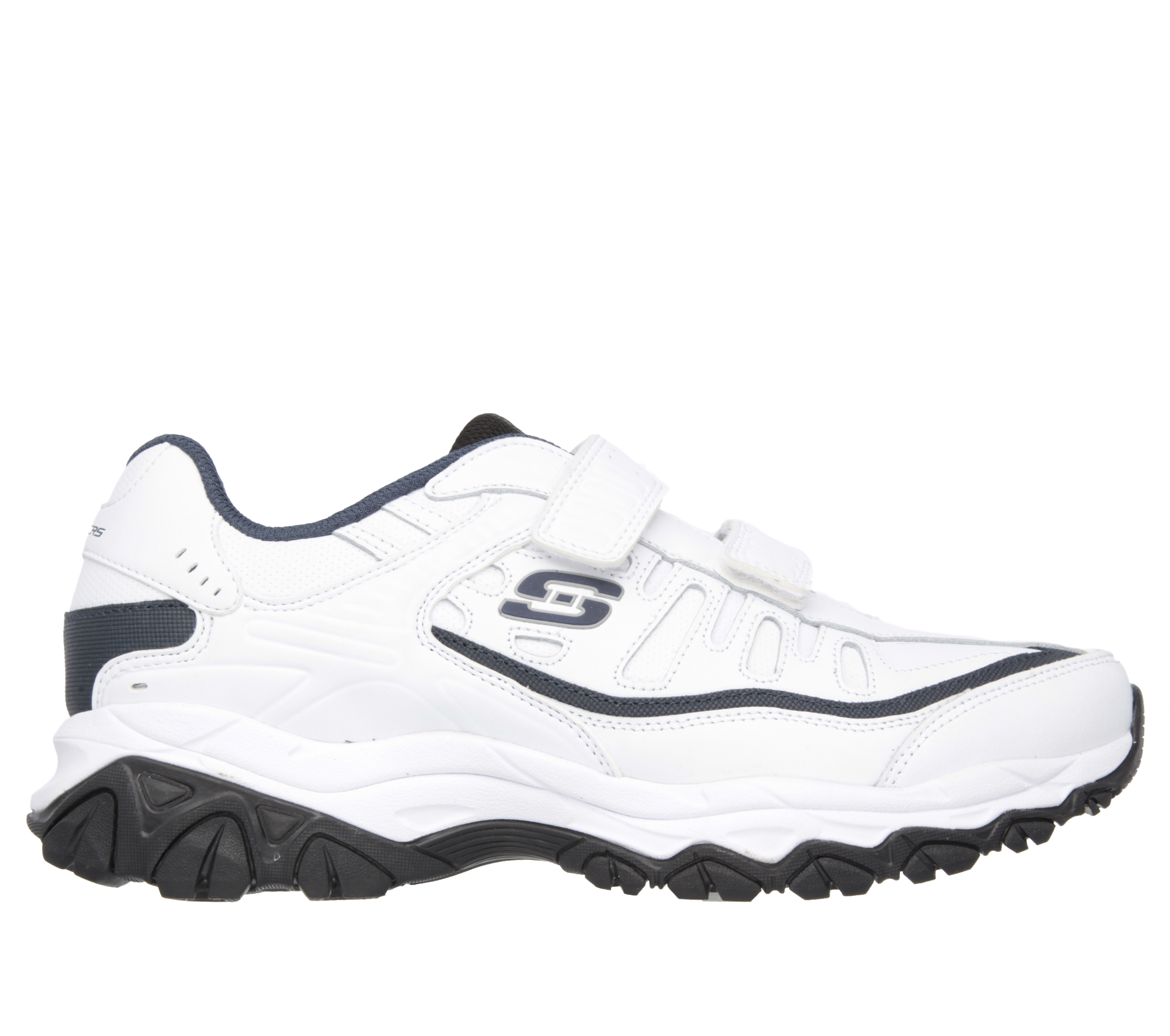 Skechers men's afterburn strike memory foam velcro best sale sneaker