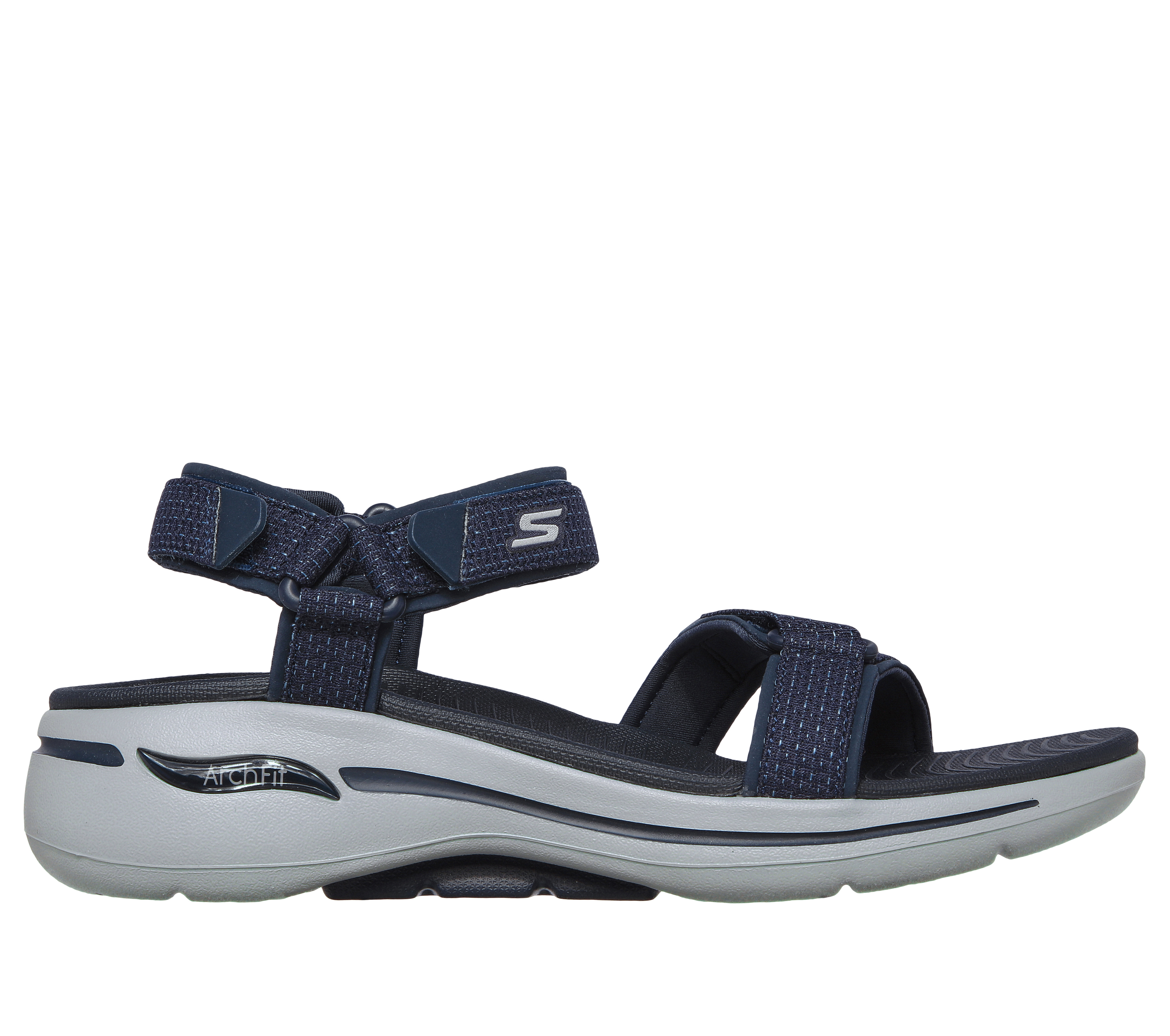 skechers relaxed fit upgrades sailin women's slide sandals