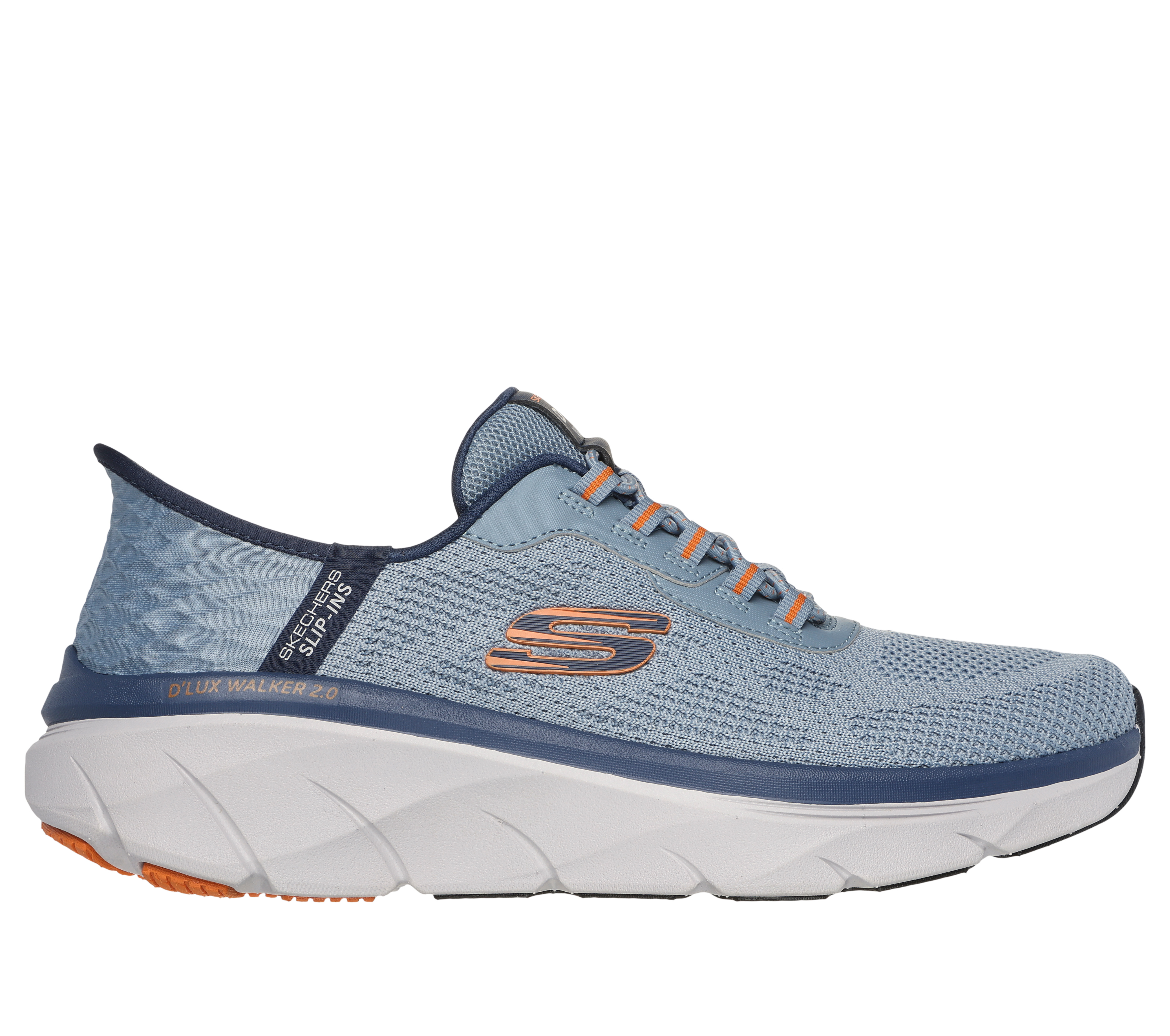 Skechers Sport Slip Ins RF D Lux Walker 2.0 Men s Sneaker Slate Size 10
