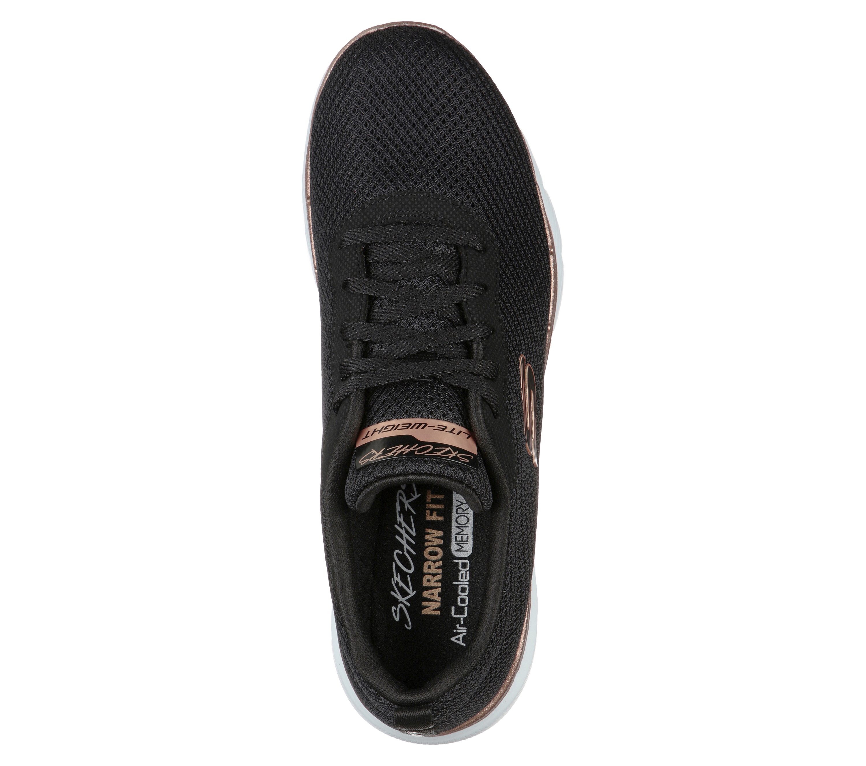 skechers flex appeal pure tone black