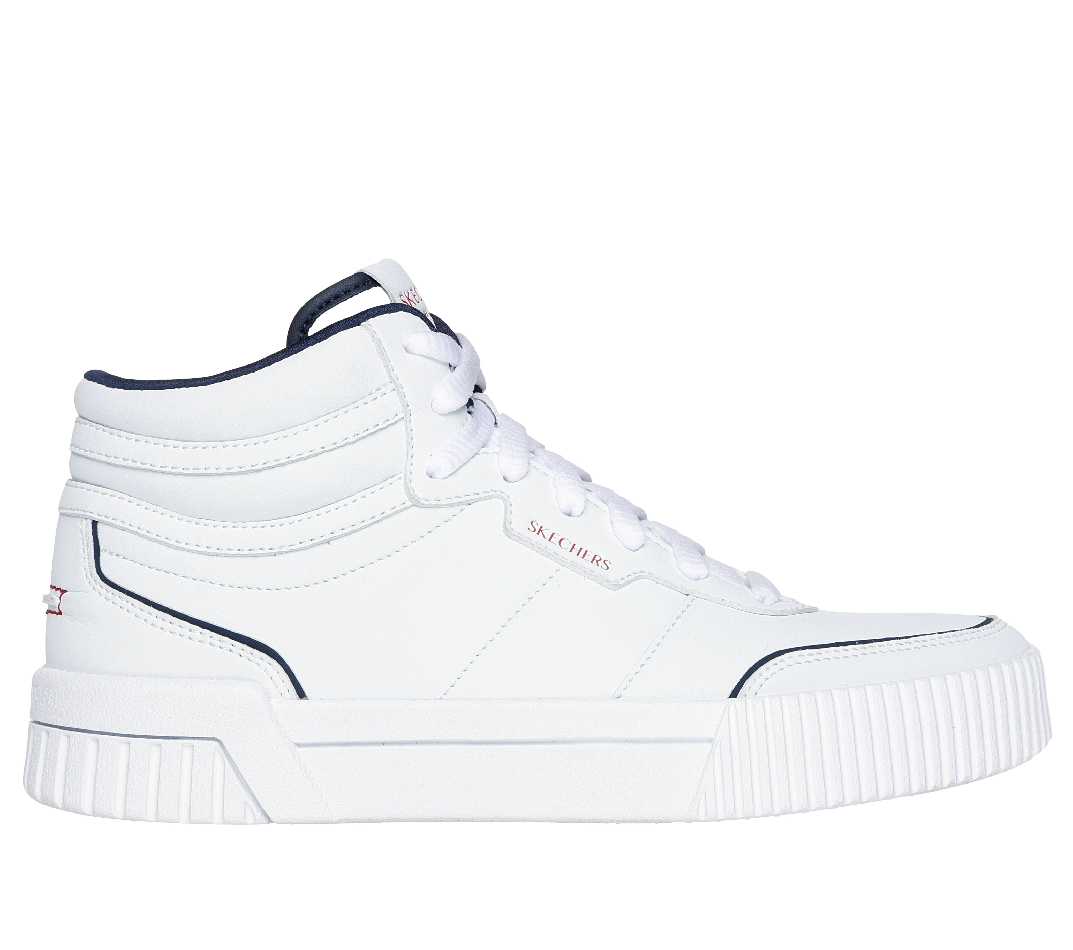 White high cheap top skechers