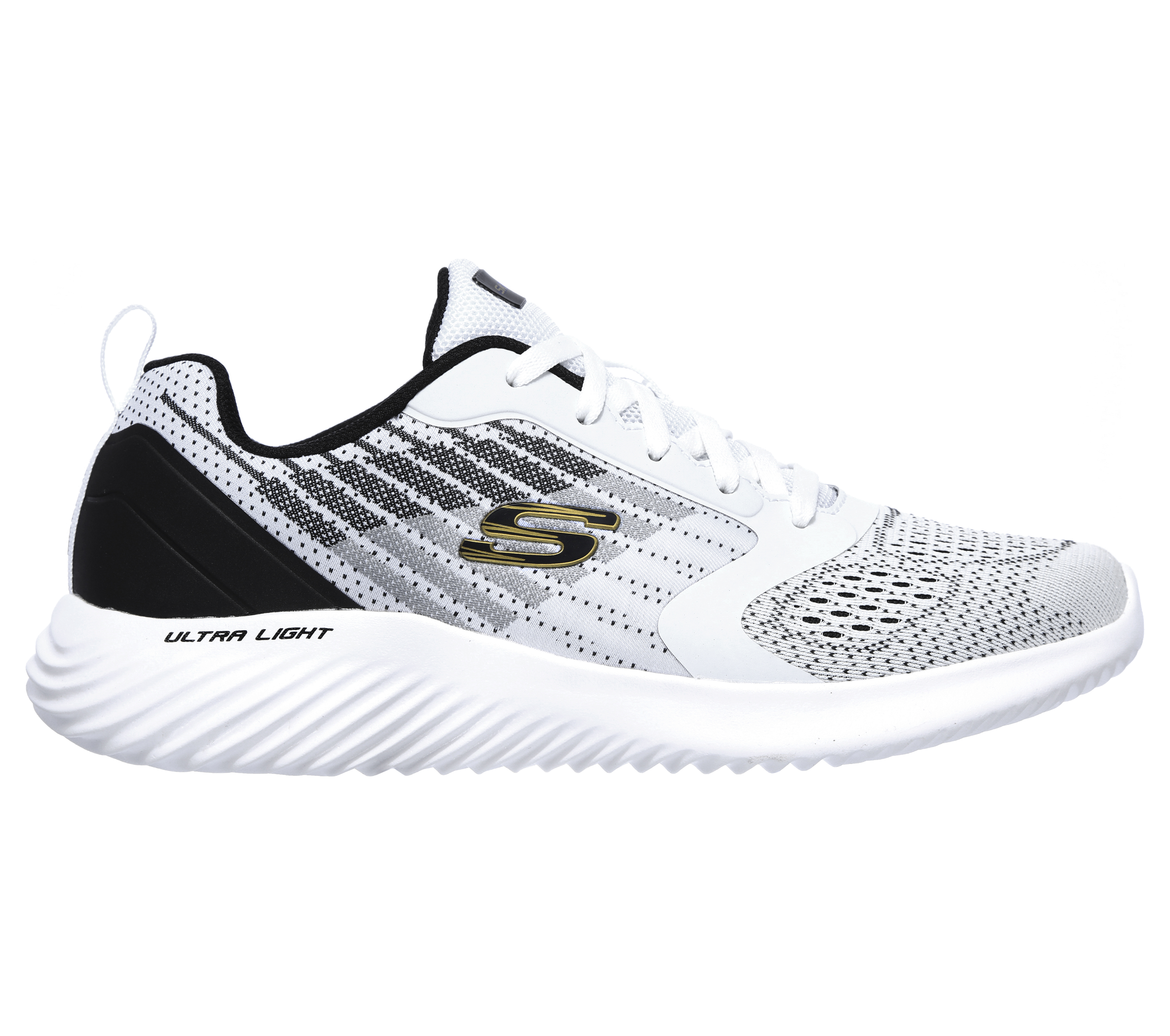 skechers bounder white