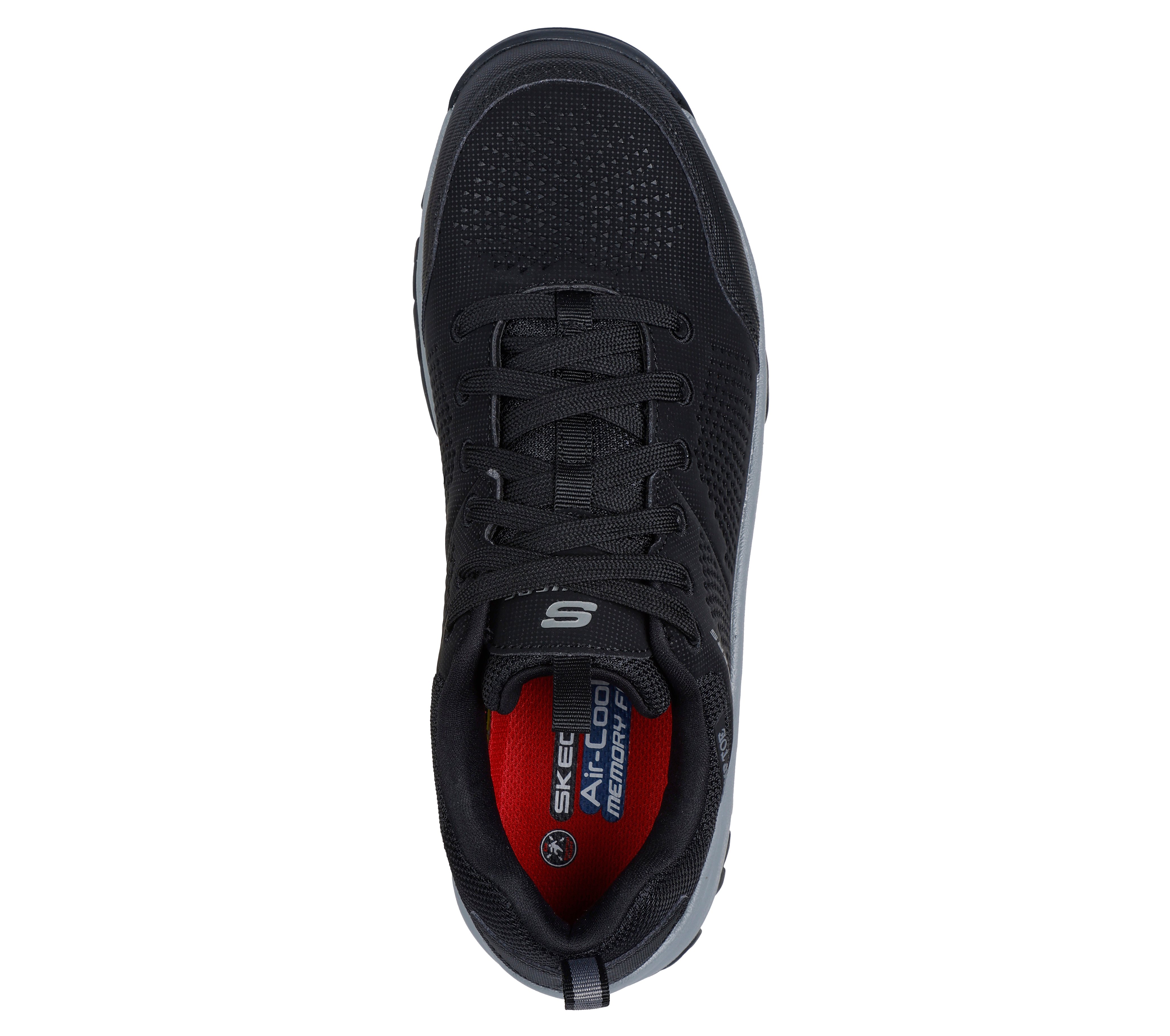 Skechers Work Relment Byrin CT 200247 10 Men s Black Shoe