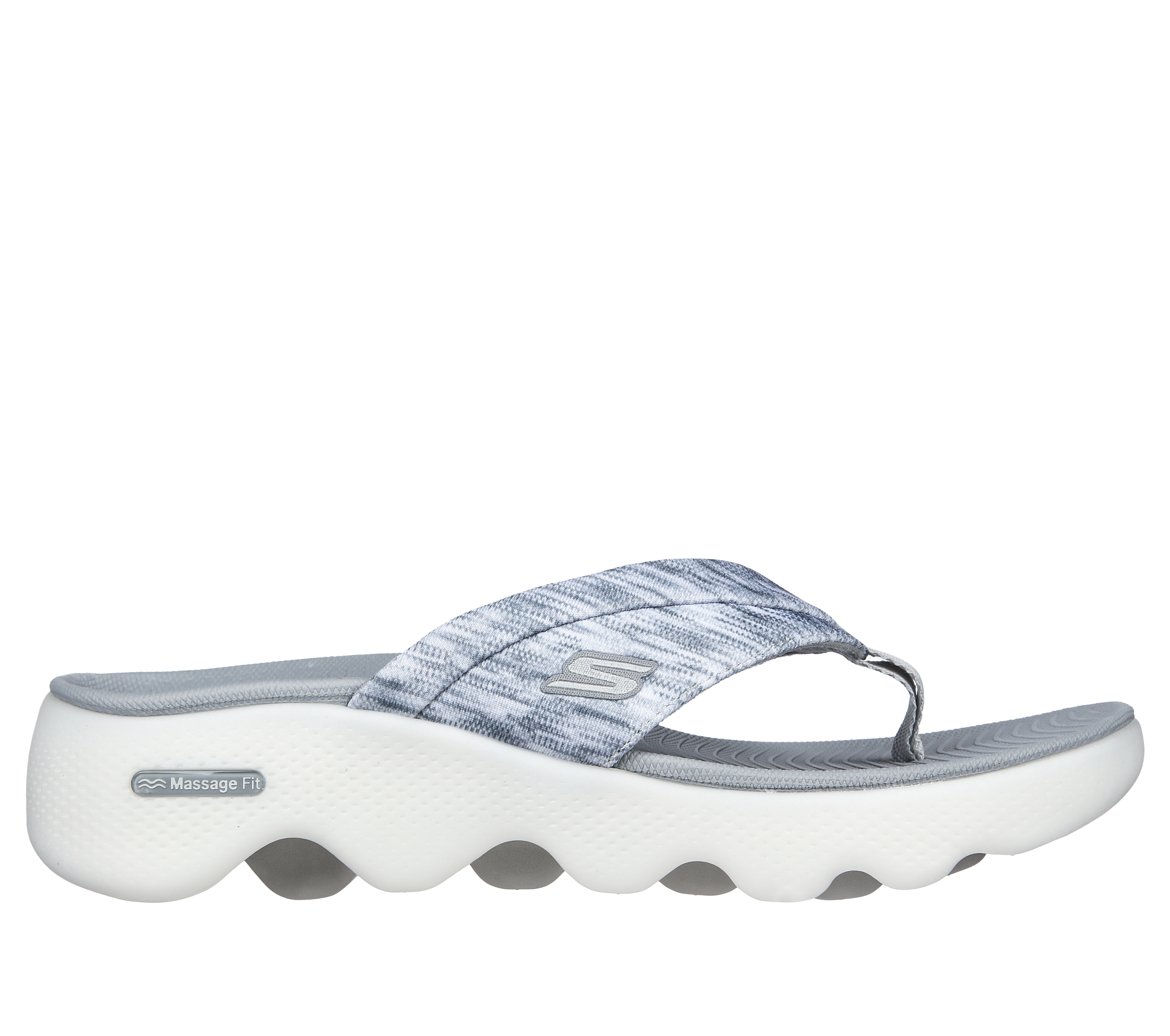 GO WALK Massage Fit Sandal - Pure | SKECHERS