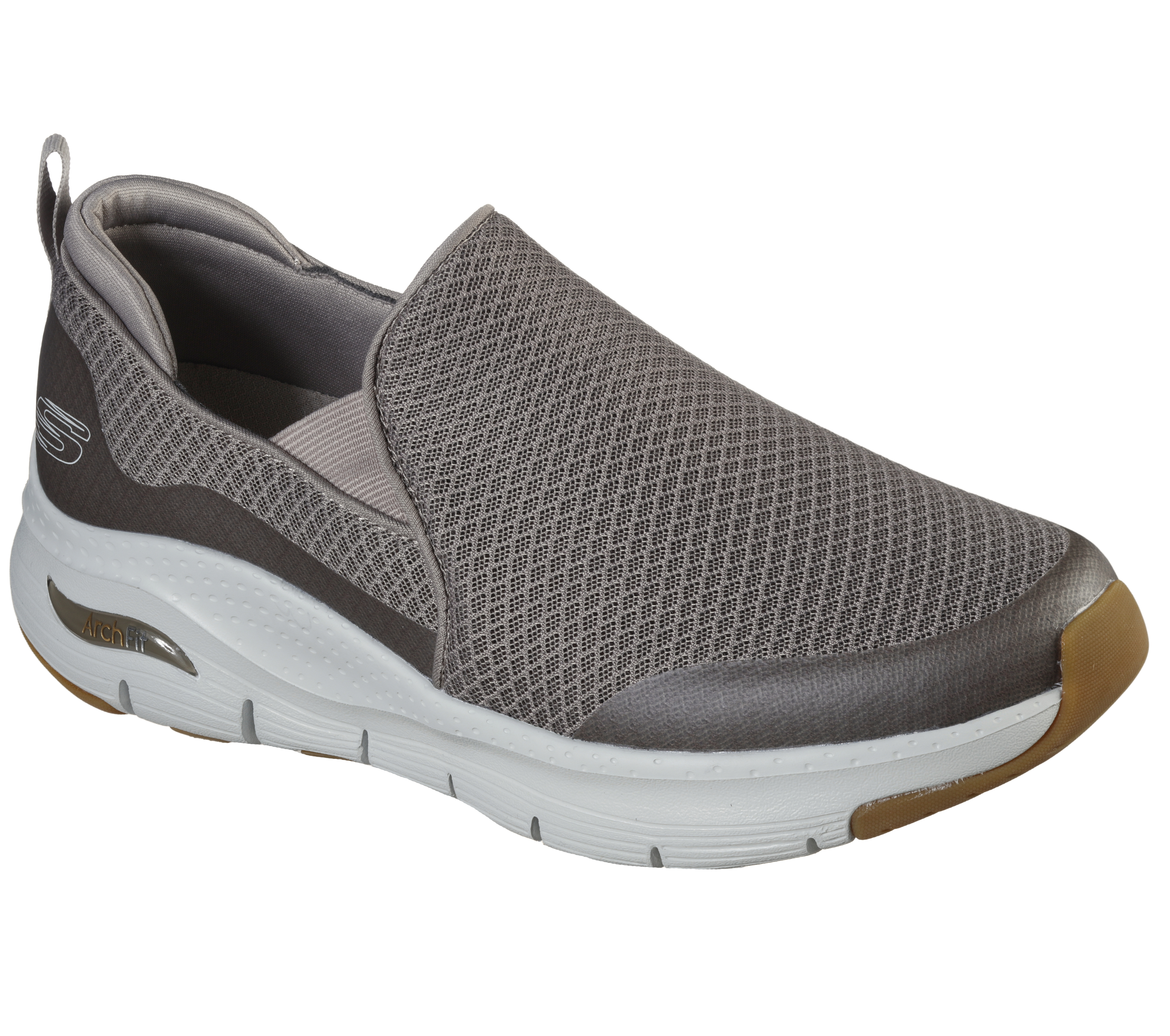 skechers men's slip on canvas shoes