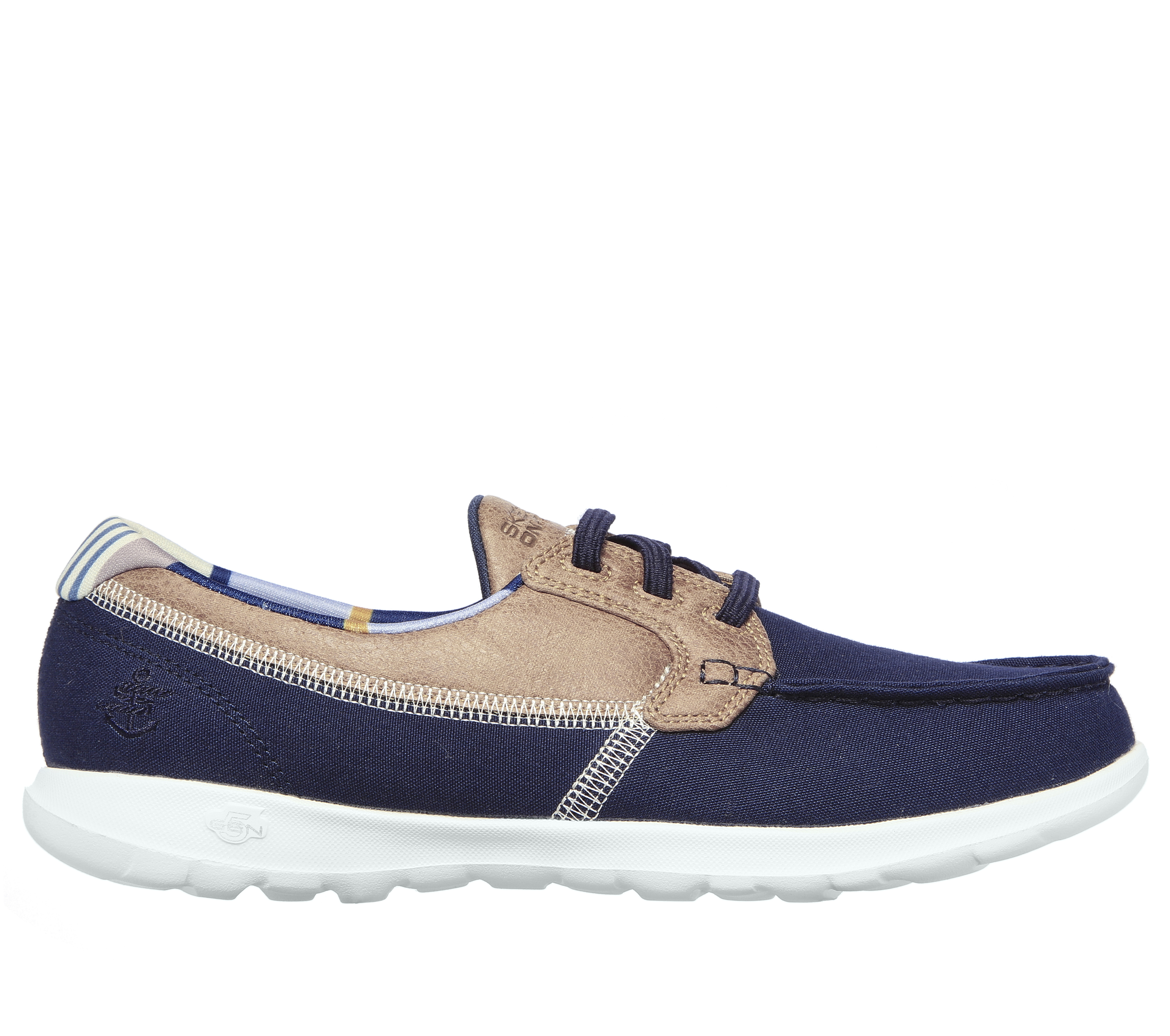 skechers on the go lace-up lightweight boat shoes